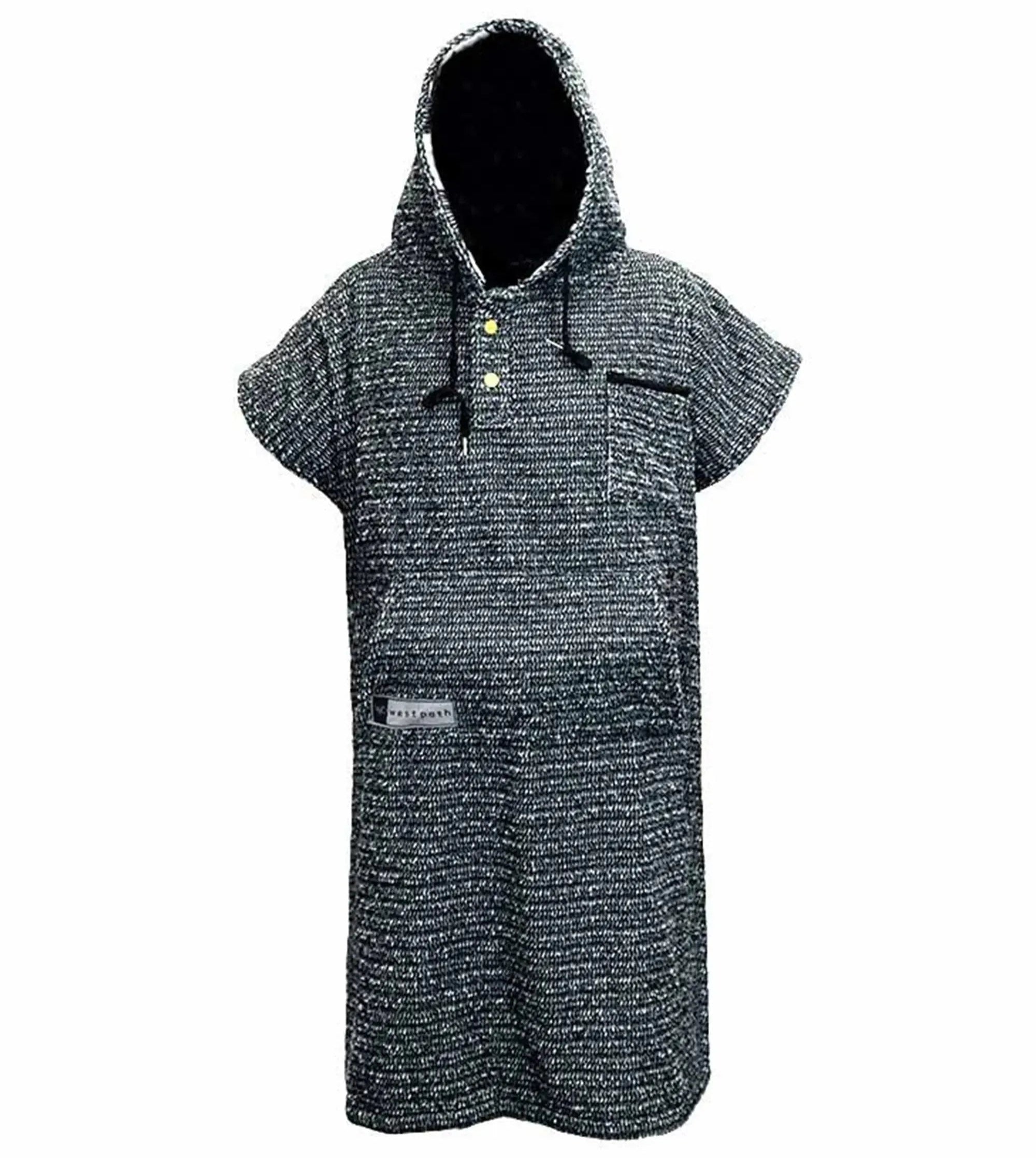 Surf Changing Poncho - Charcoal Black