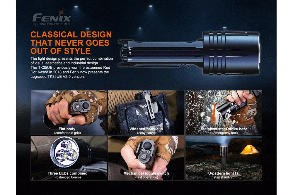TK35UE V2.0 Flashlight - 5000 Lumens