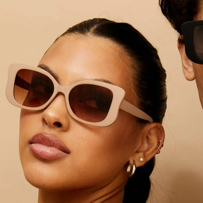 Empress Sunglasses - Beige