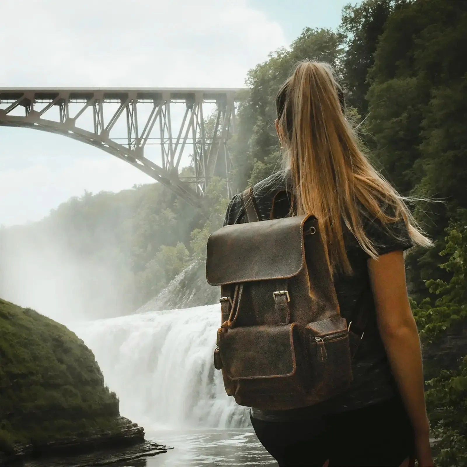 The Hagen Backpack | Vintage Leather Backpack