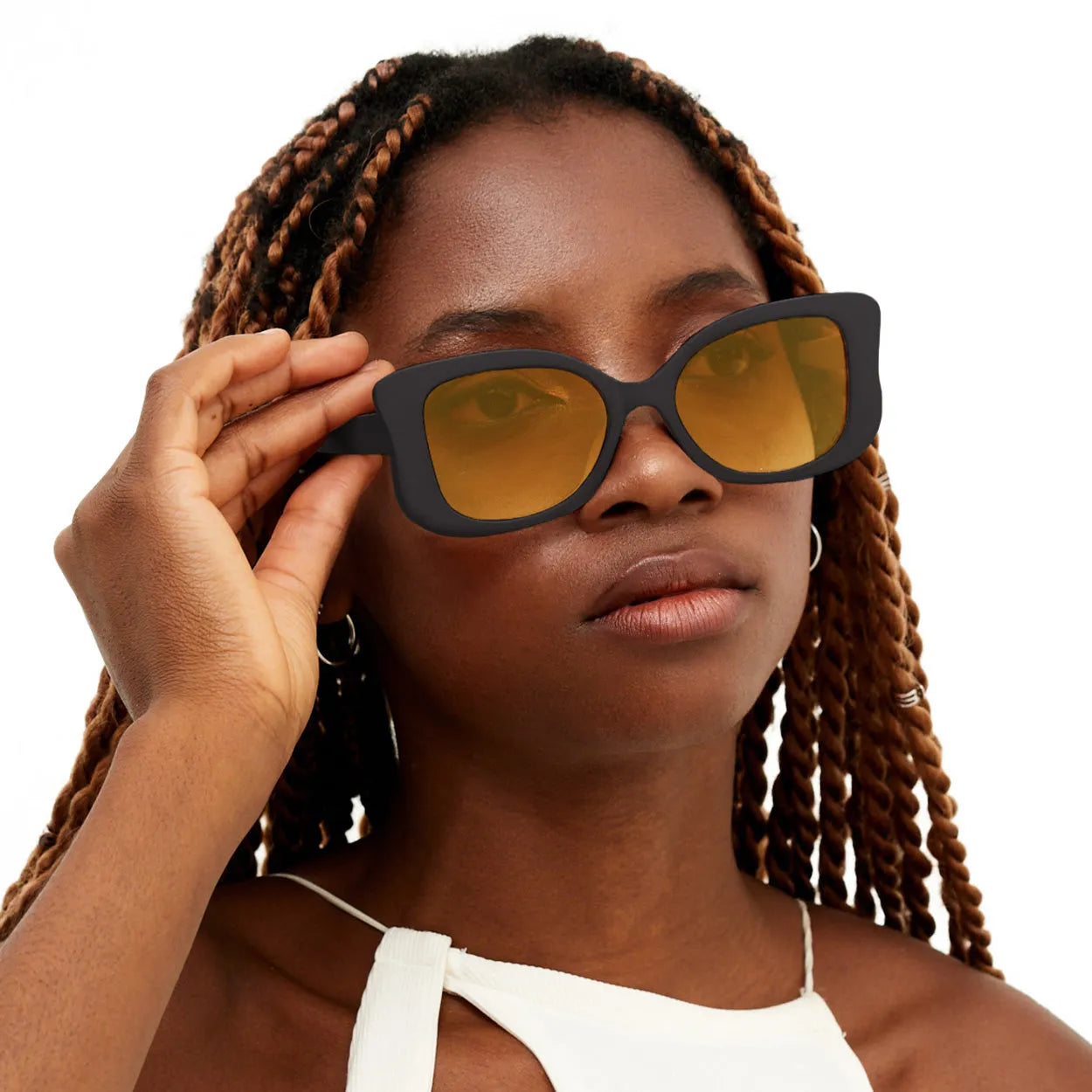Empress Sunglasses - Black & Yellow