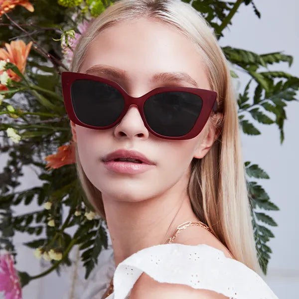 Sustainable SOPHIA Sunglasses - Ruby