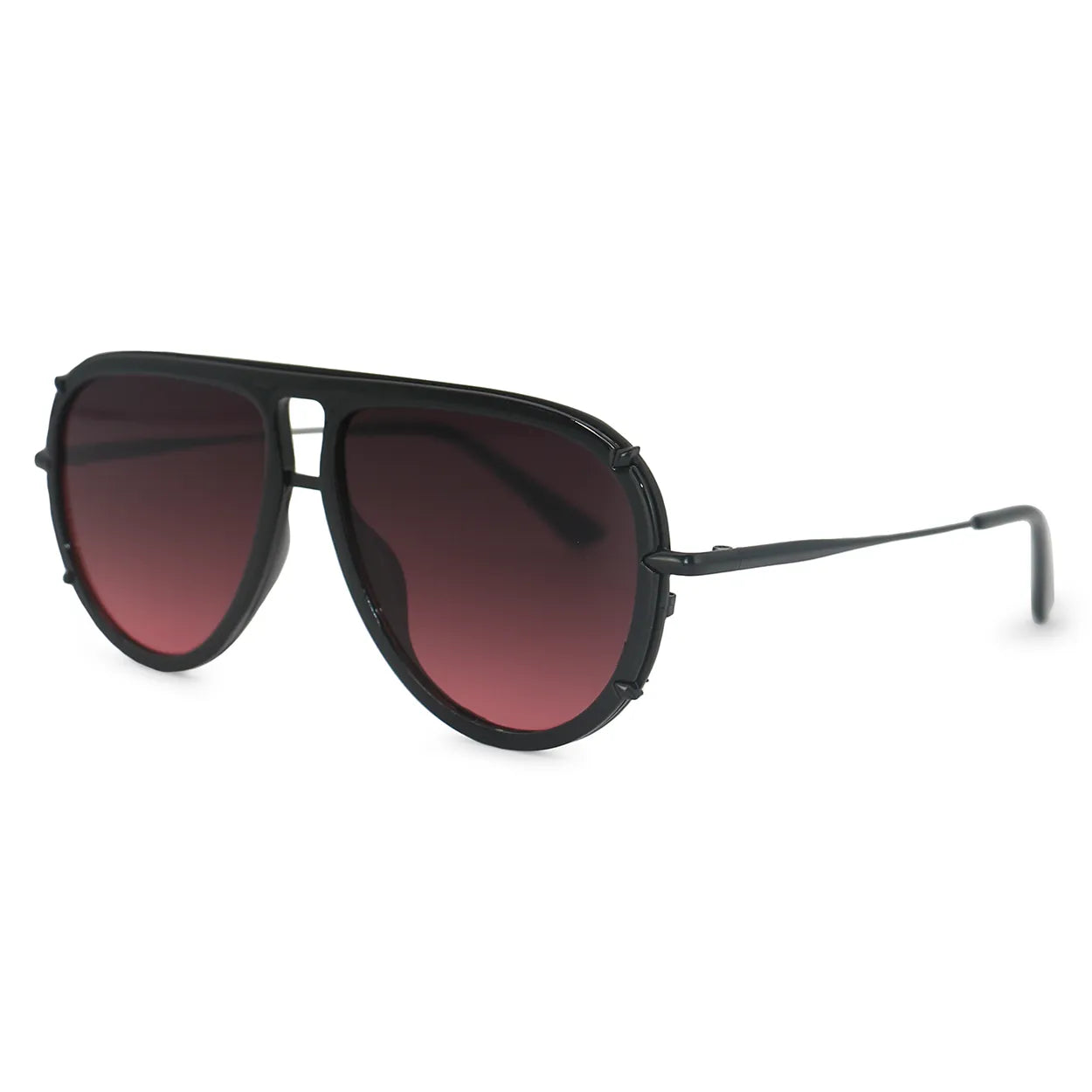 Ivy Luxe - Ruby Tangle-Free Round Aviator Sunglasses