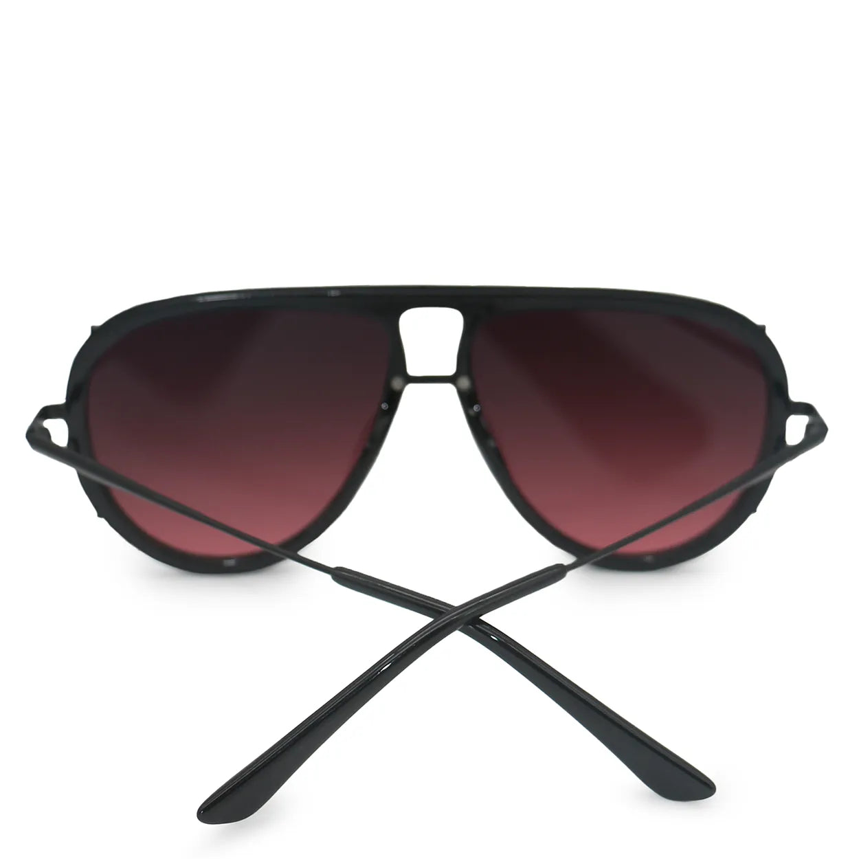 Ivy Luxe - Ruby Tangle-Free Round Aviator Sunglasses