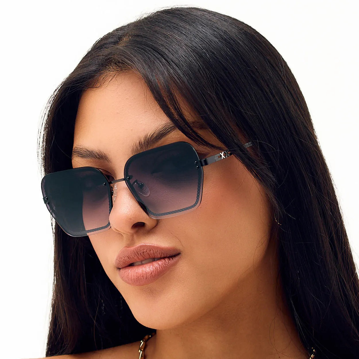 Chain Reaction Sunglasses - Faded Black