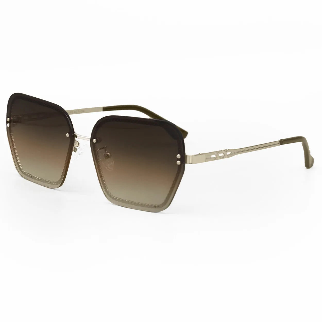 Chain Reaction Sunglasses - Faded Brown
