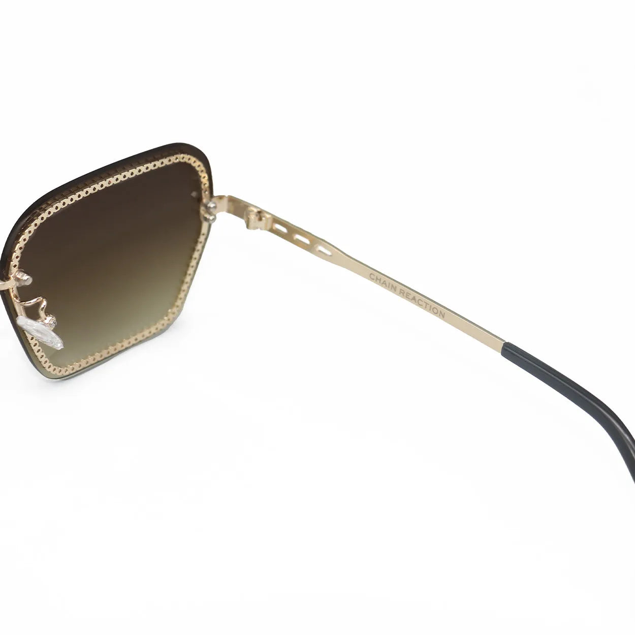 Chain Reaction Sunglasses - Faded Brown
