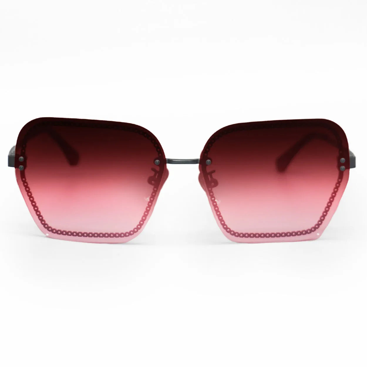 Chain Reaction Sunglasses - Ruby