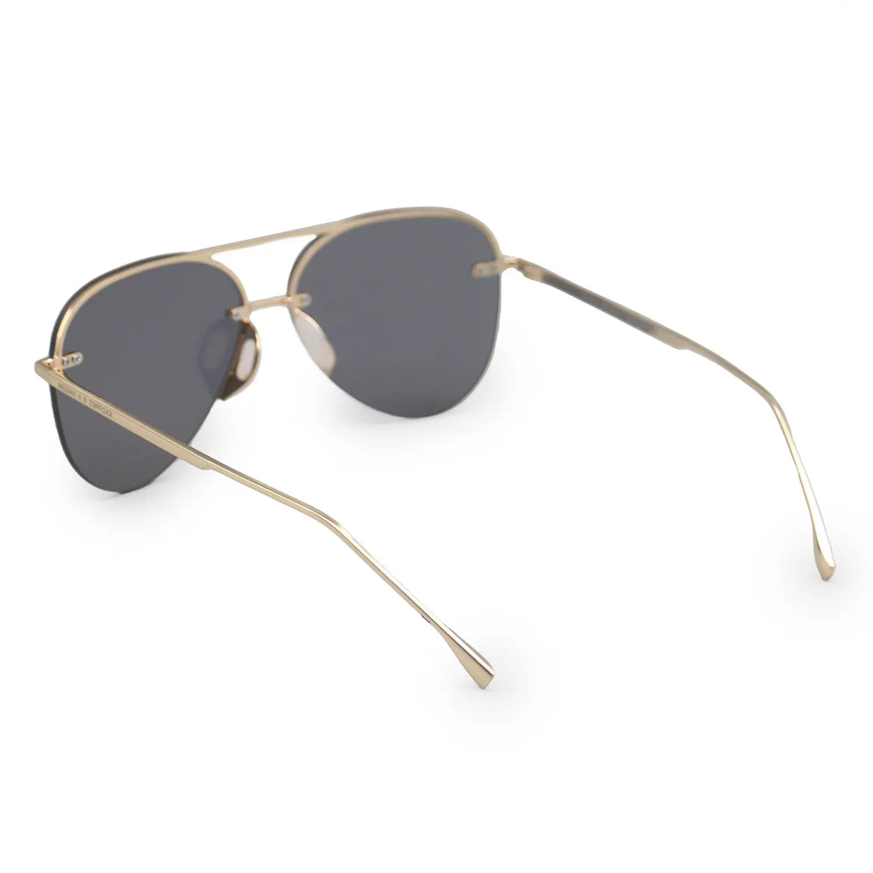 Smaller Megan 2 Mirrored Bronze - Tangle Free Aviator Sunglasses