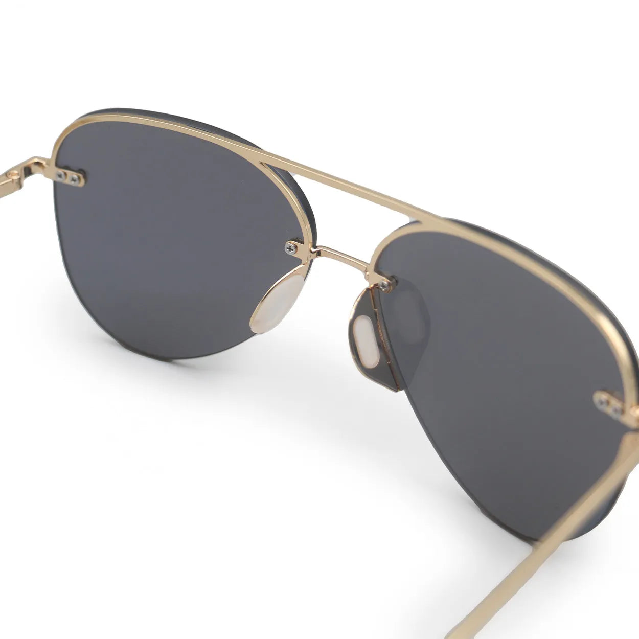 Smaller Megan 2 Mirrored Bronze - Tangle Free Aviator Sunglasses