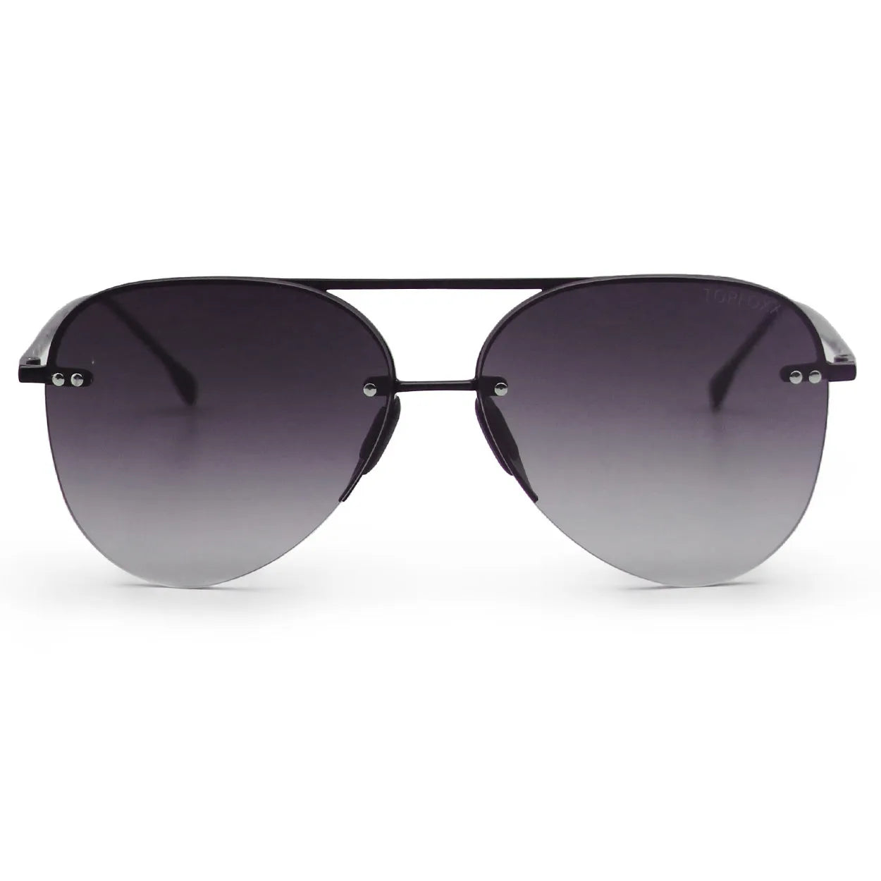 Smaller Megan 2 Faded Black - Tangle Free Aviator Sunglasses