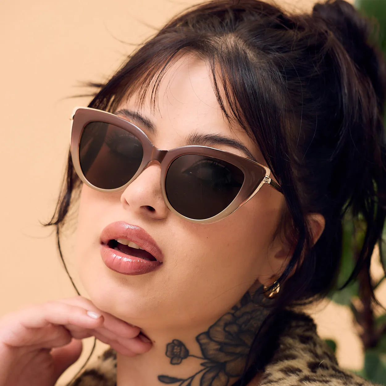 Too Focused Sunglasses - Coffee