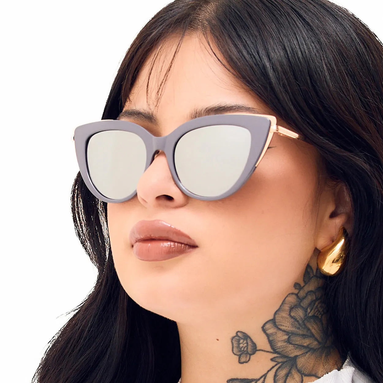 Too Focused Sunglasses - Lavender