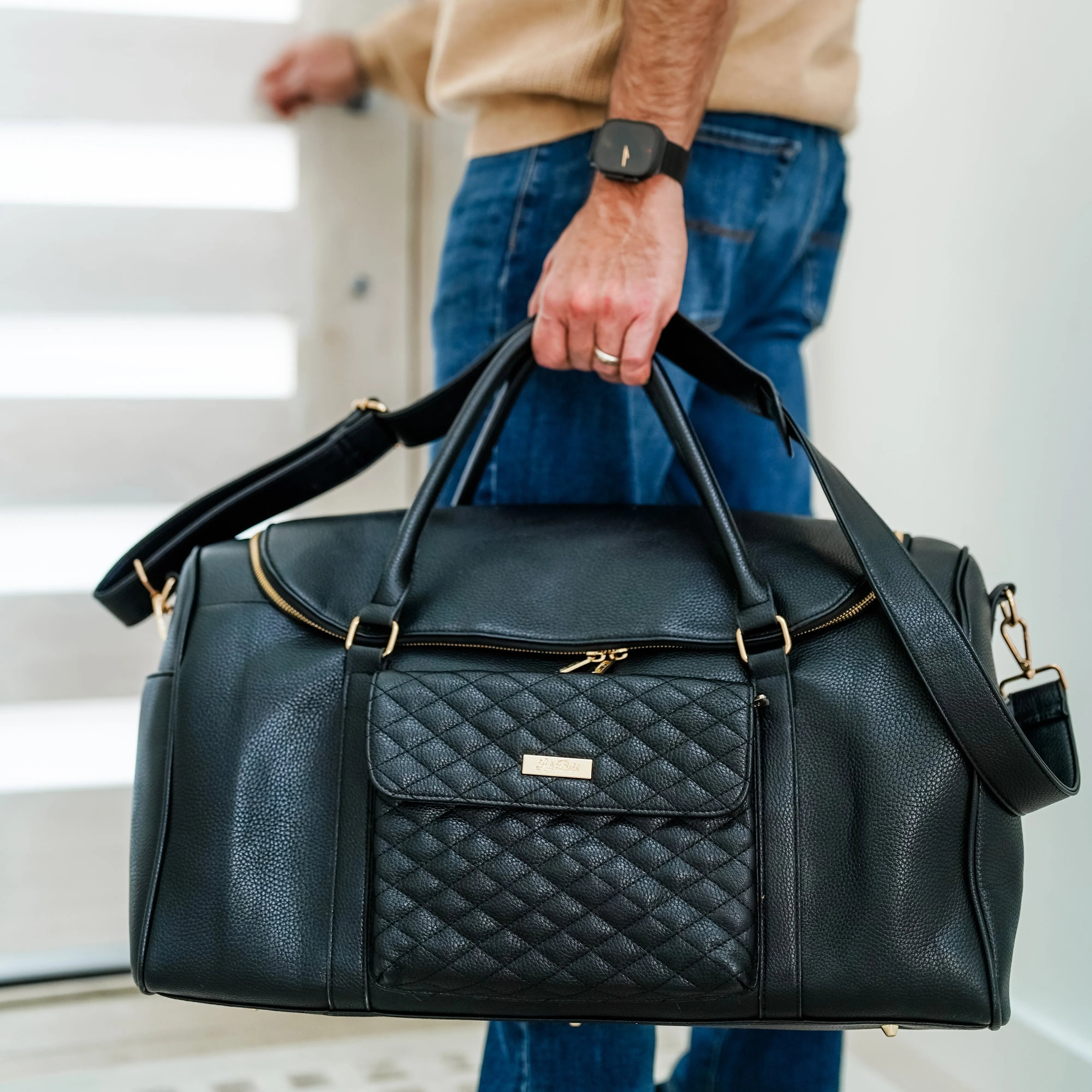 Monaco Travel Bag | Ebony Black