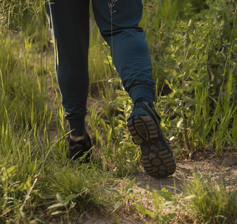 Trail Shoe Grounding Shoes • Jesse Brown Leather & Black Mesh