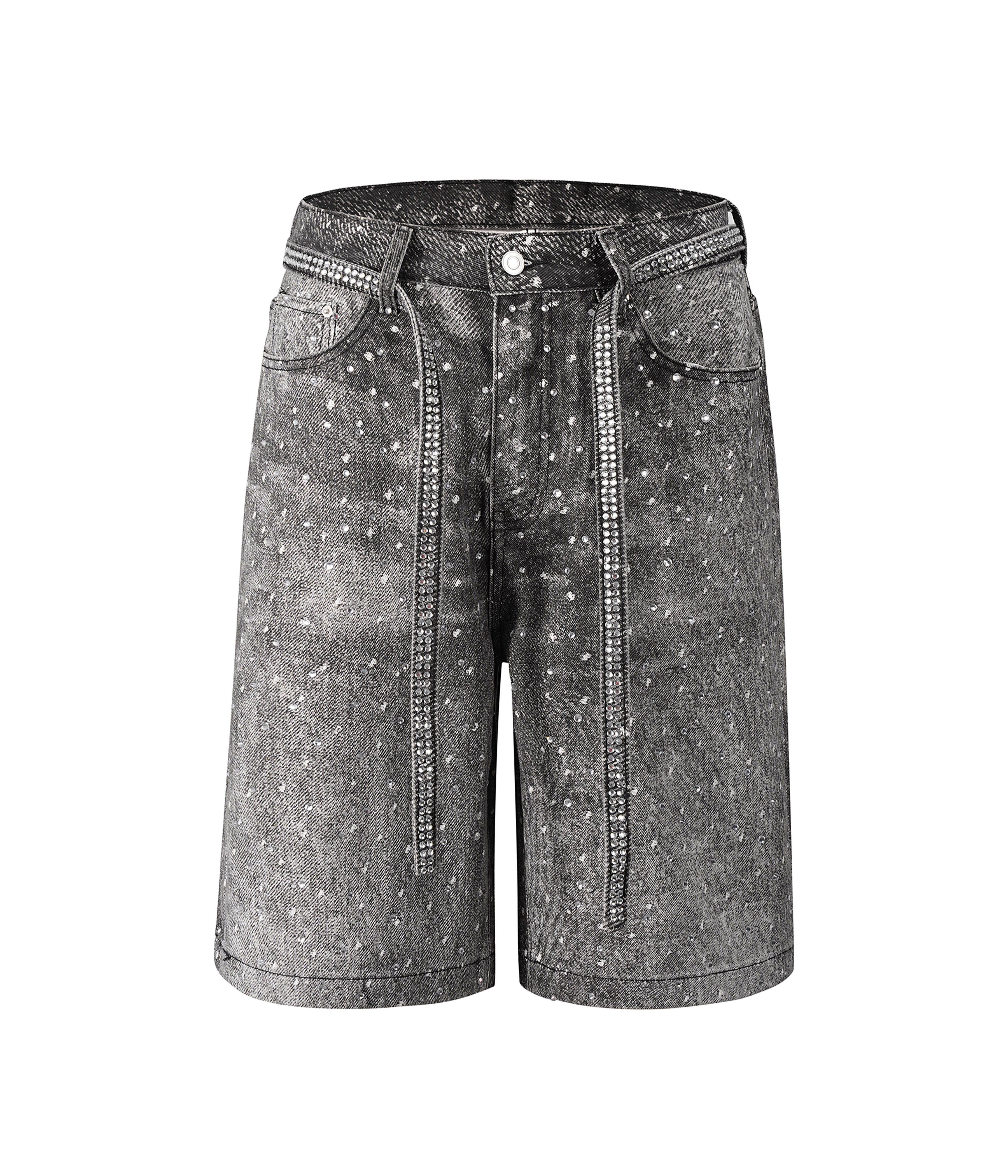 NOIR RHINESTONE SHORTS