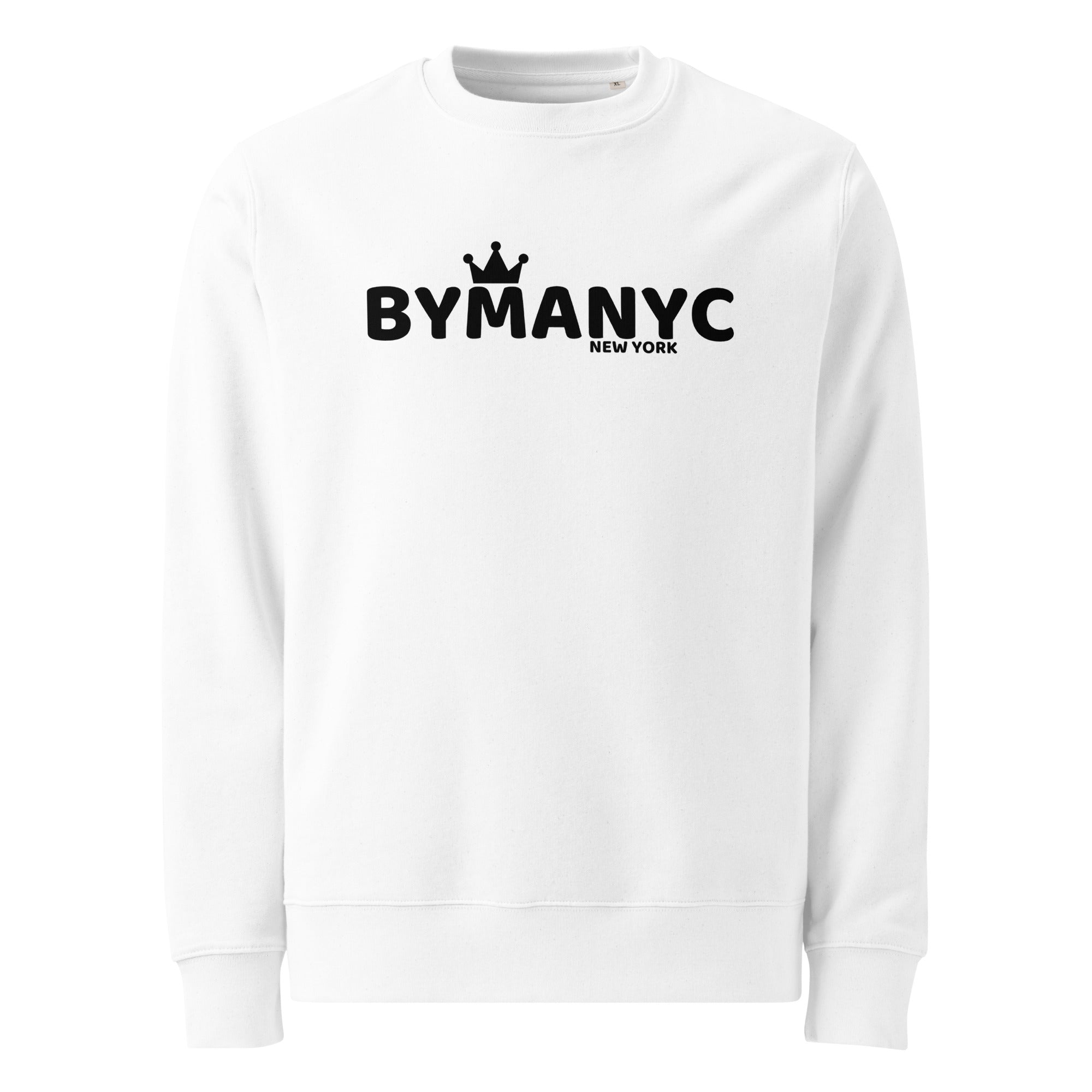Unisex Organic Sweatshirt LOVE MANHATTAN – BYMANYC ® New York | Eco Urban Style