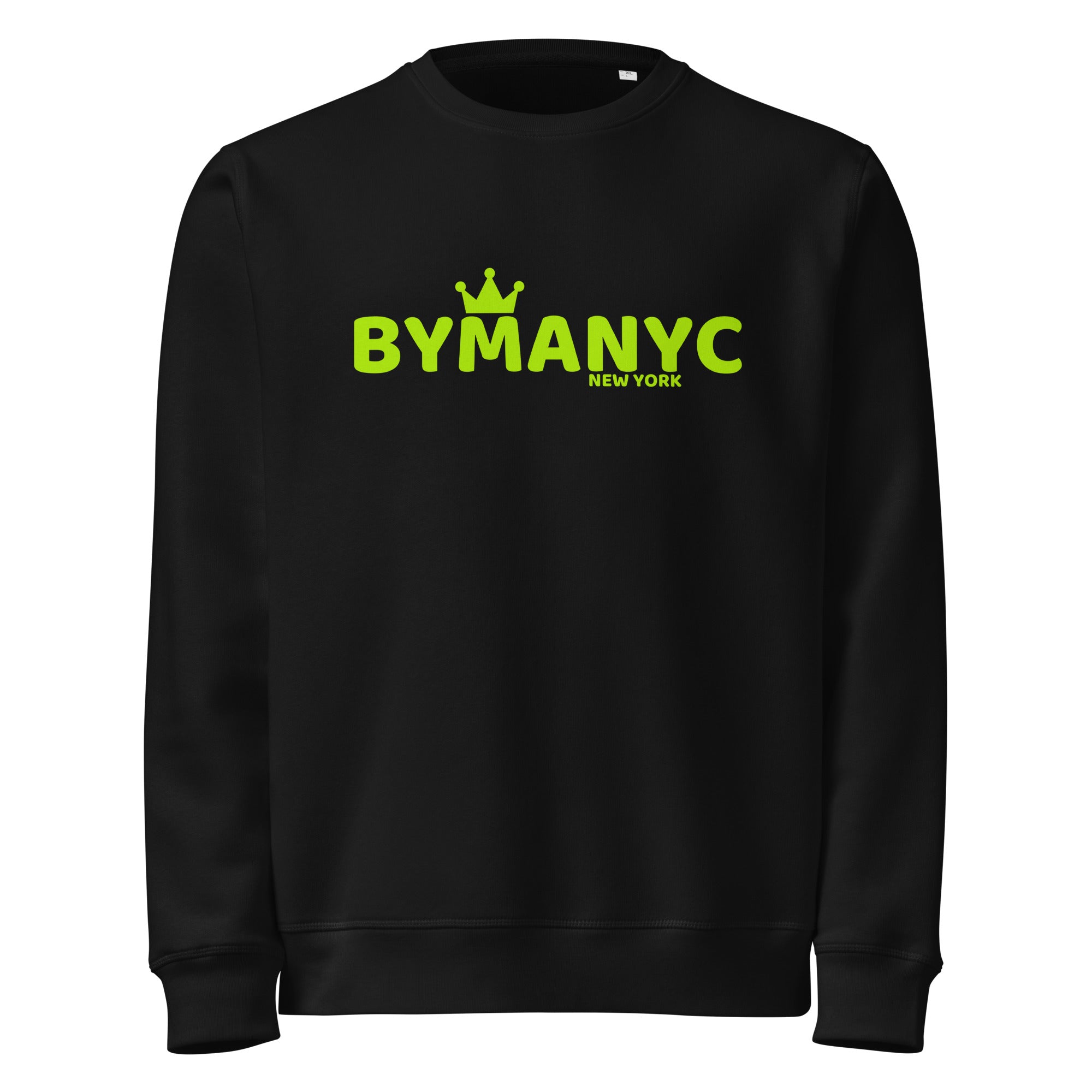 Unisex Organic Sweatshirt LOVE NYC – BYMANYC ® New York | Vegan Streetwear