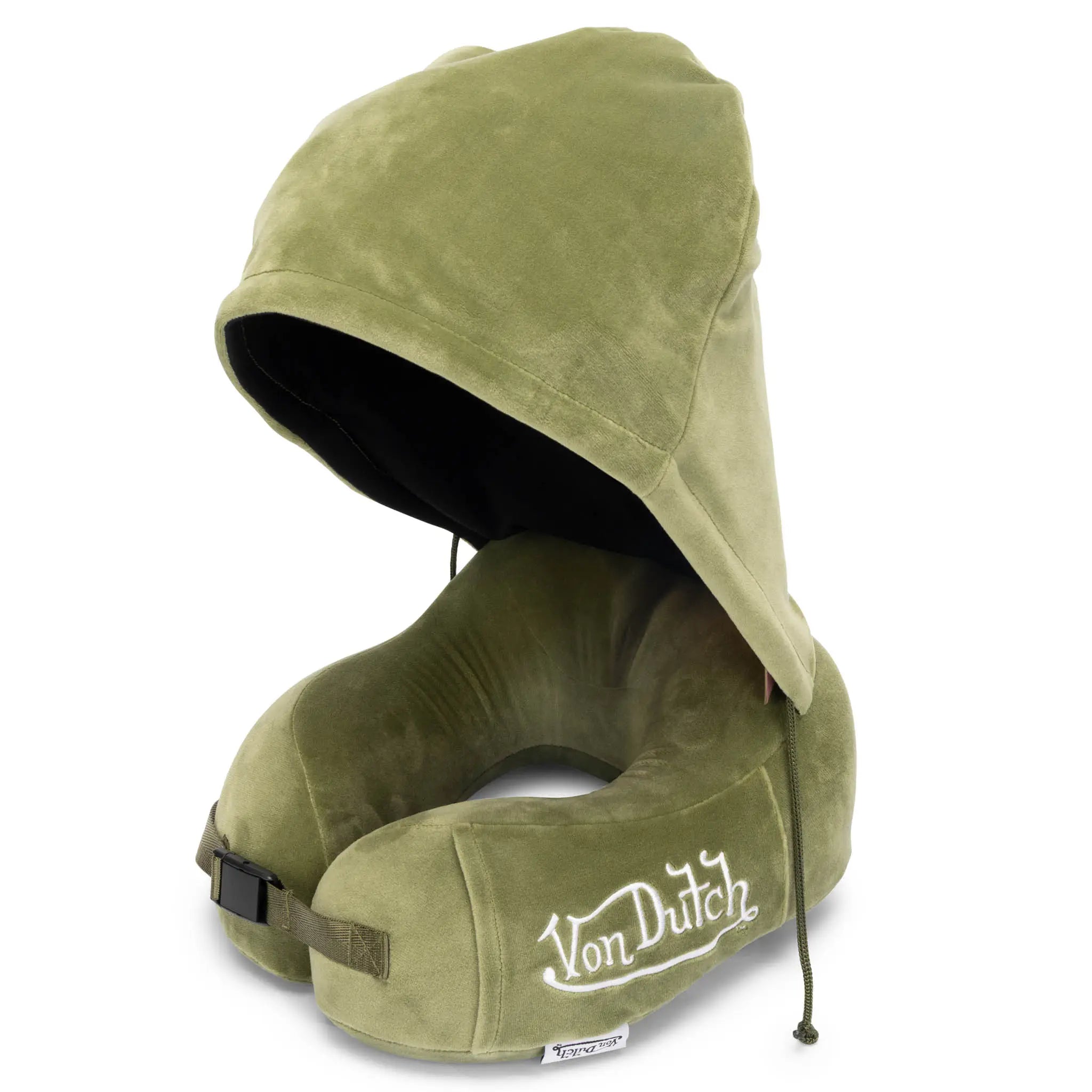 Eyeconic Hooded Ergonomic Memory Foam Travel Neck Pillow