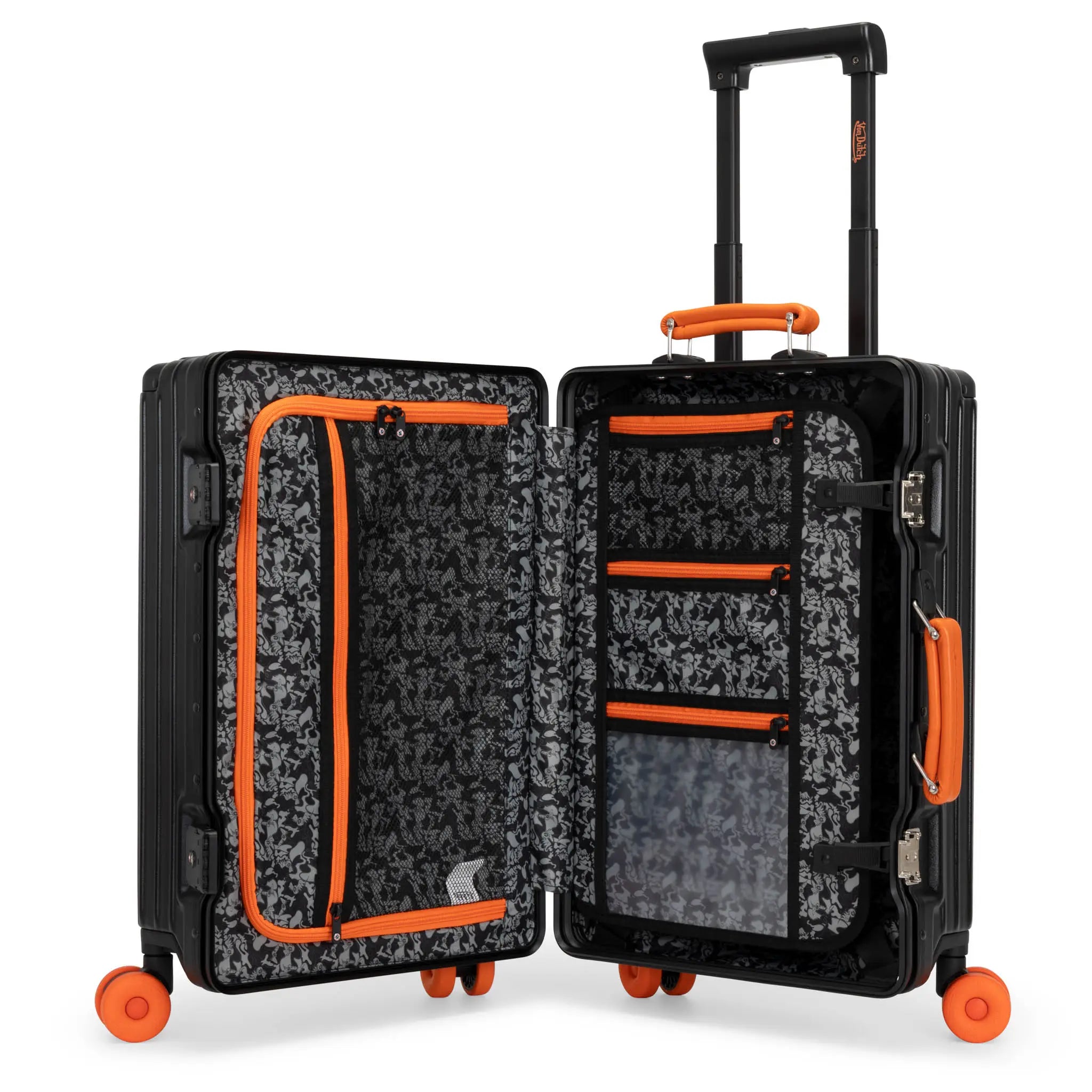 Cross Roads Polycarbonate Carry-on Suitcase with Aluminum Frame