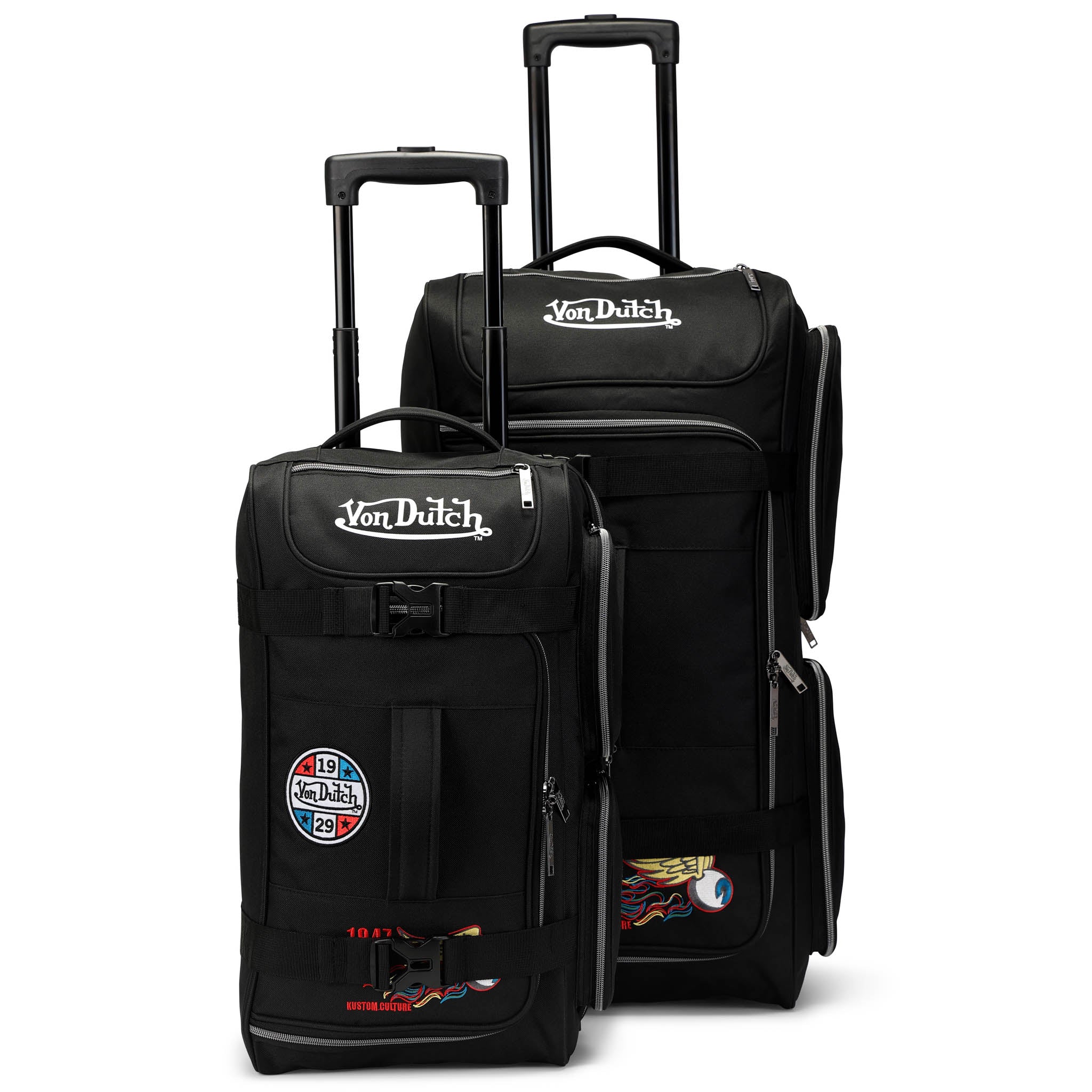 Signature Patch 2-Piece Rolling Duffel Set