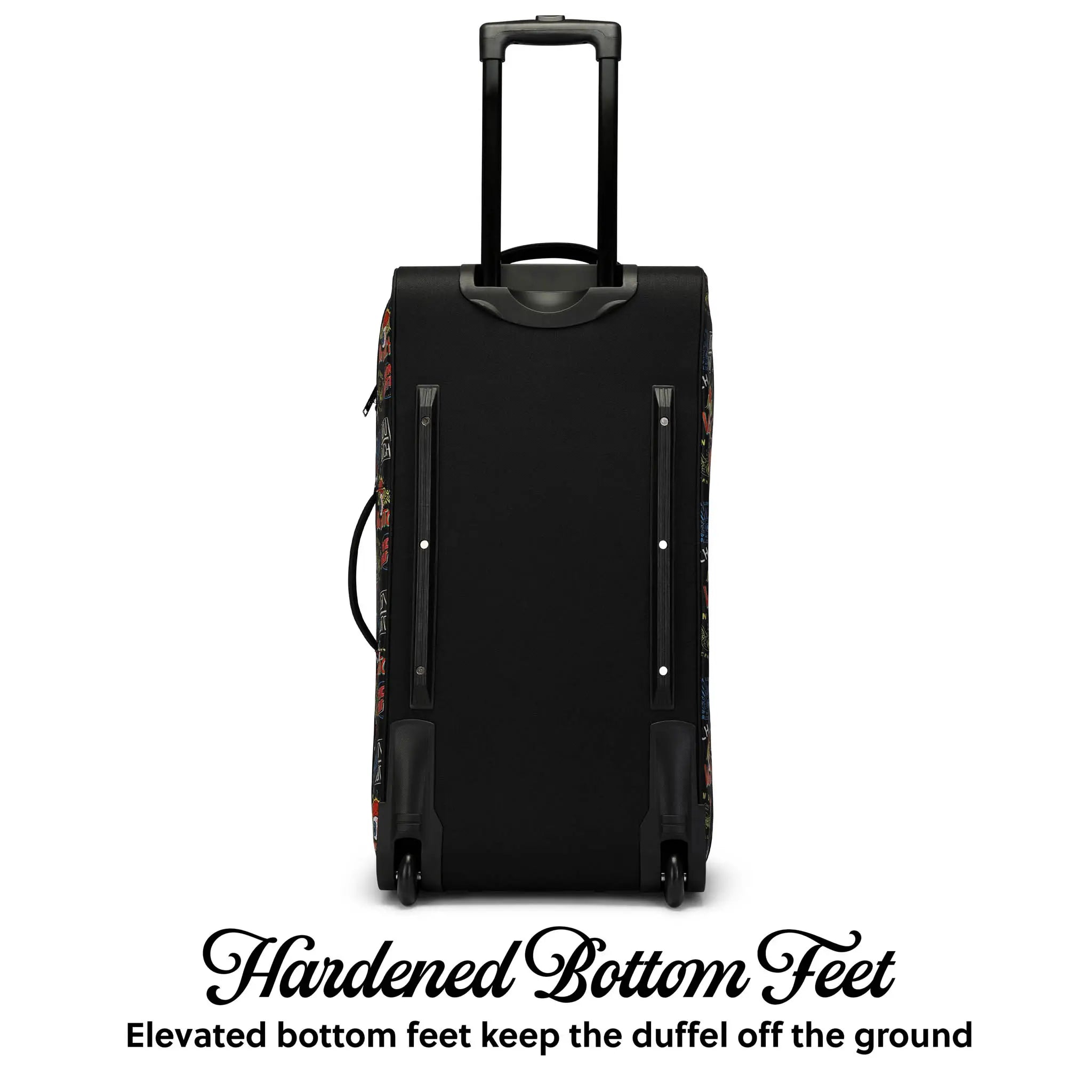 Jax Black 2-Piece Rolling Duffel Set