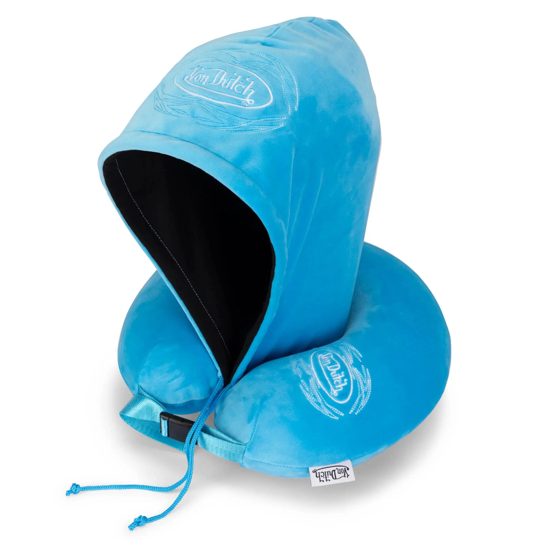 Von Dutch Pinstripe Hooded Memory Foam Pillow