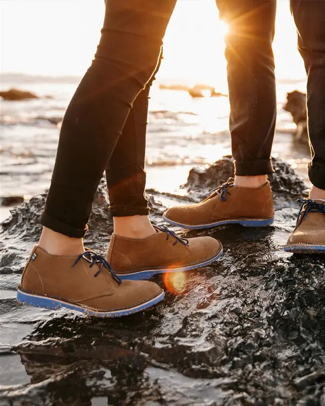 VELDSKOEN HERITAGE JBAY BLUE SOLE LEATHER SHOES