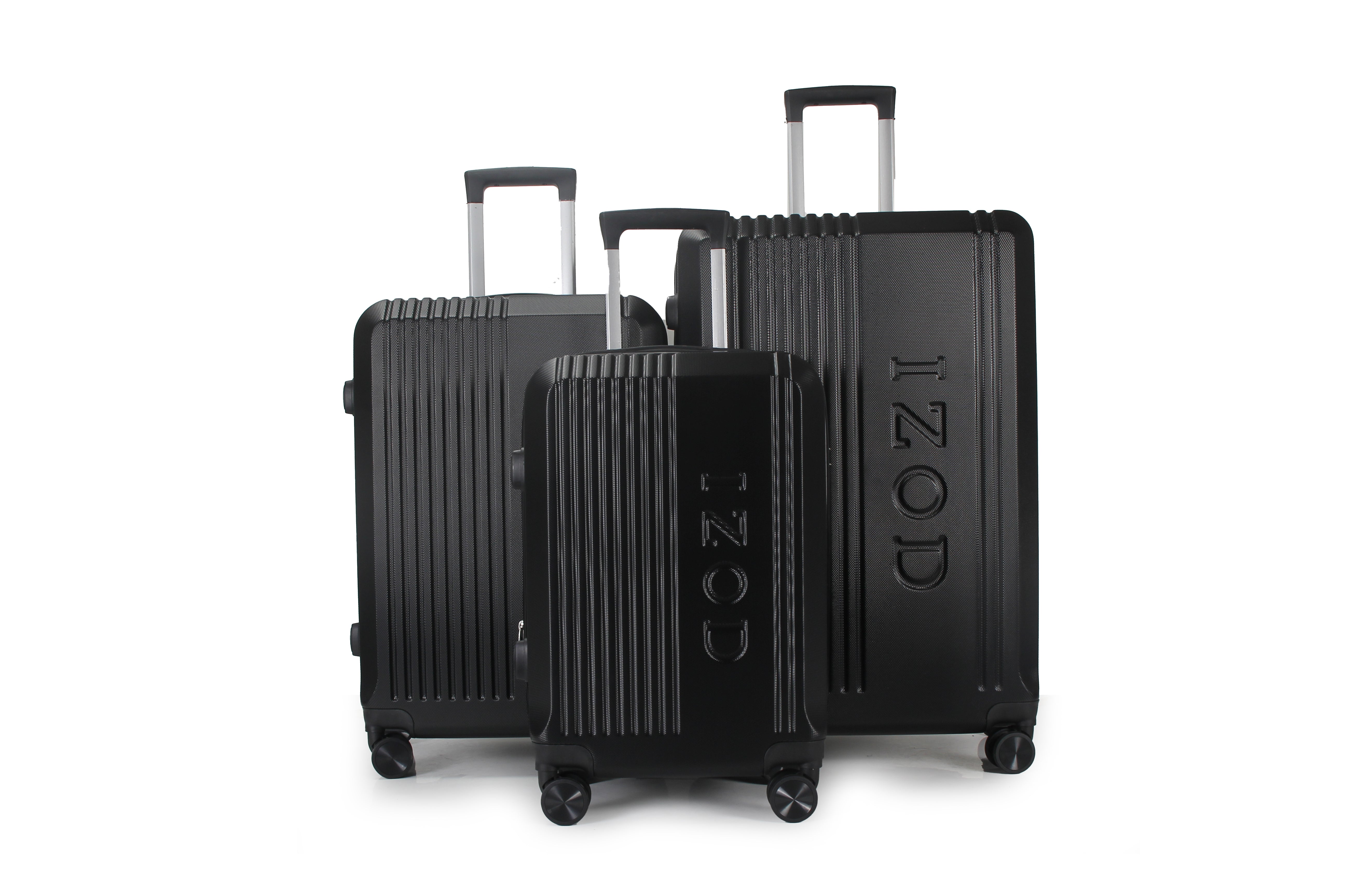 Zane Expandable 3-Piece Spinner Luggage Set with Lock