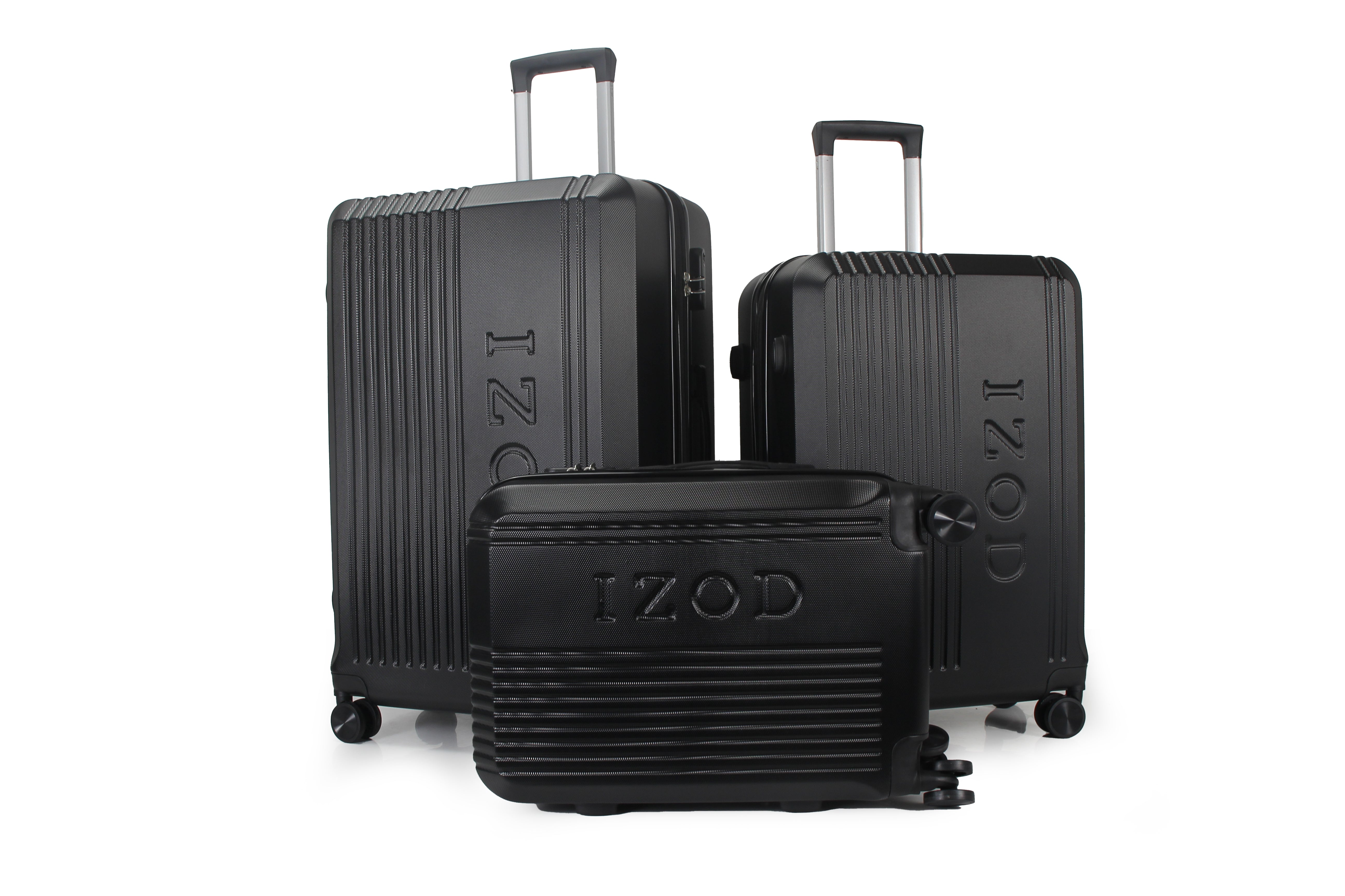 Zane Expandable 3-Piece Spinner Luggage Set with Lock