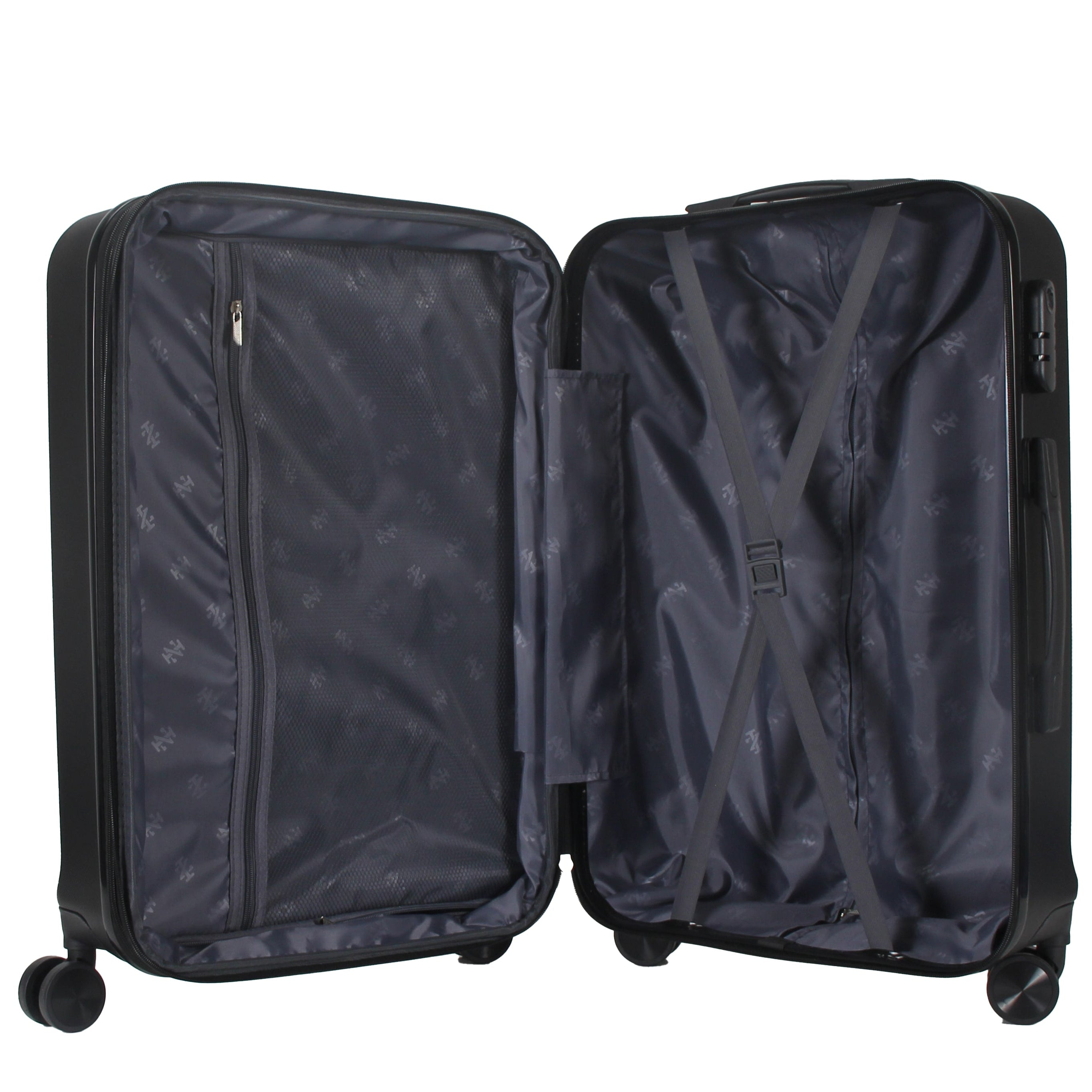 Zane Expandable 3-Piece Spinner Luggage Set with Lock
