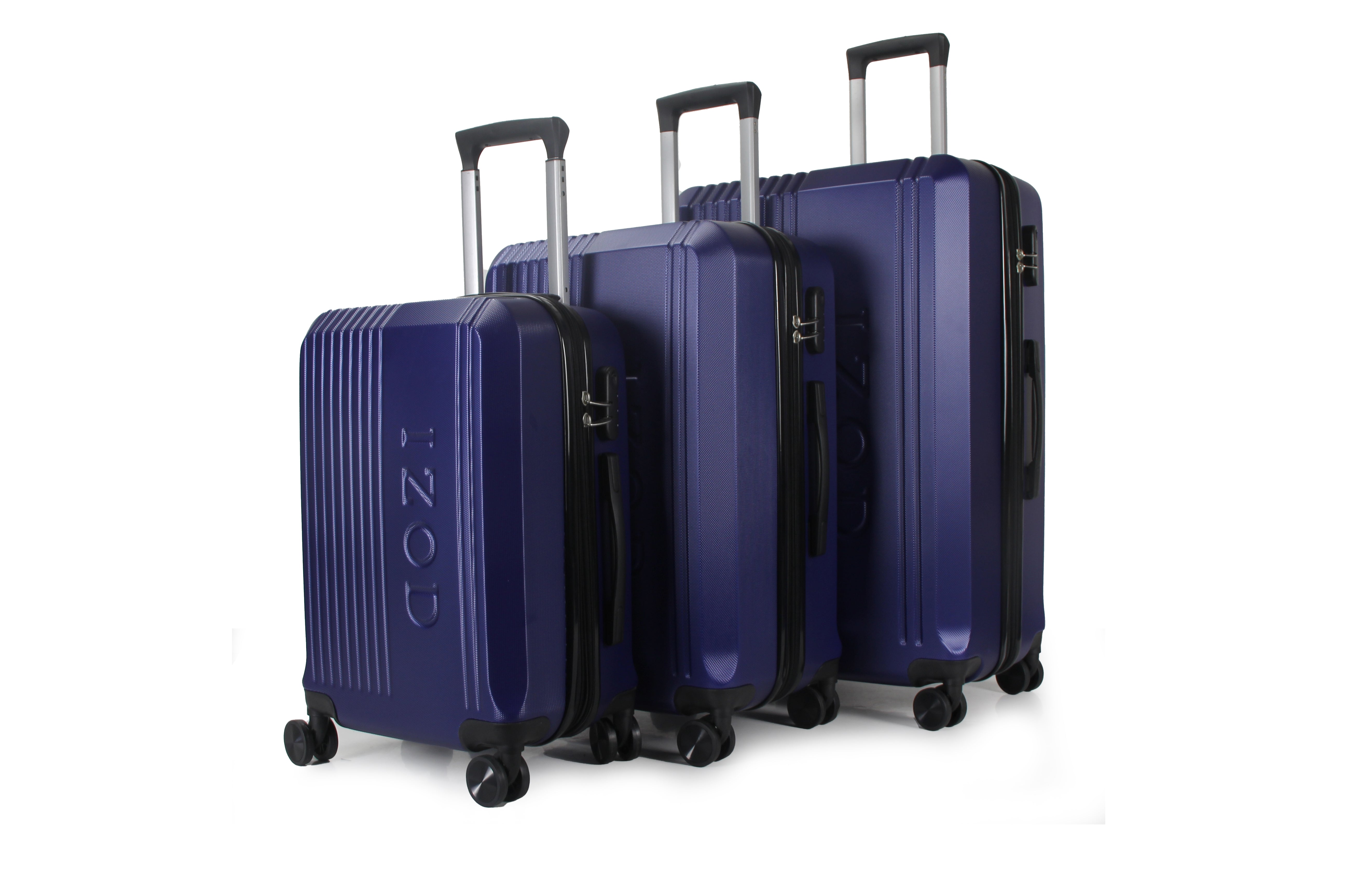 Zane Expandable 3-Piece Spinner Luggage Set with Lock