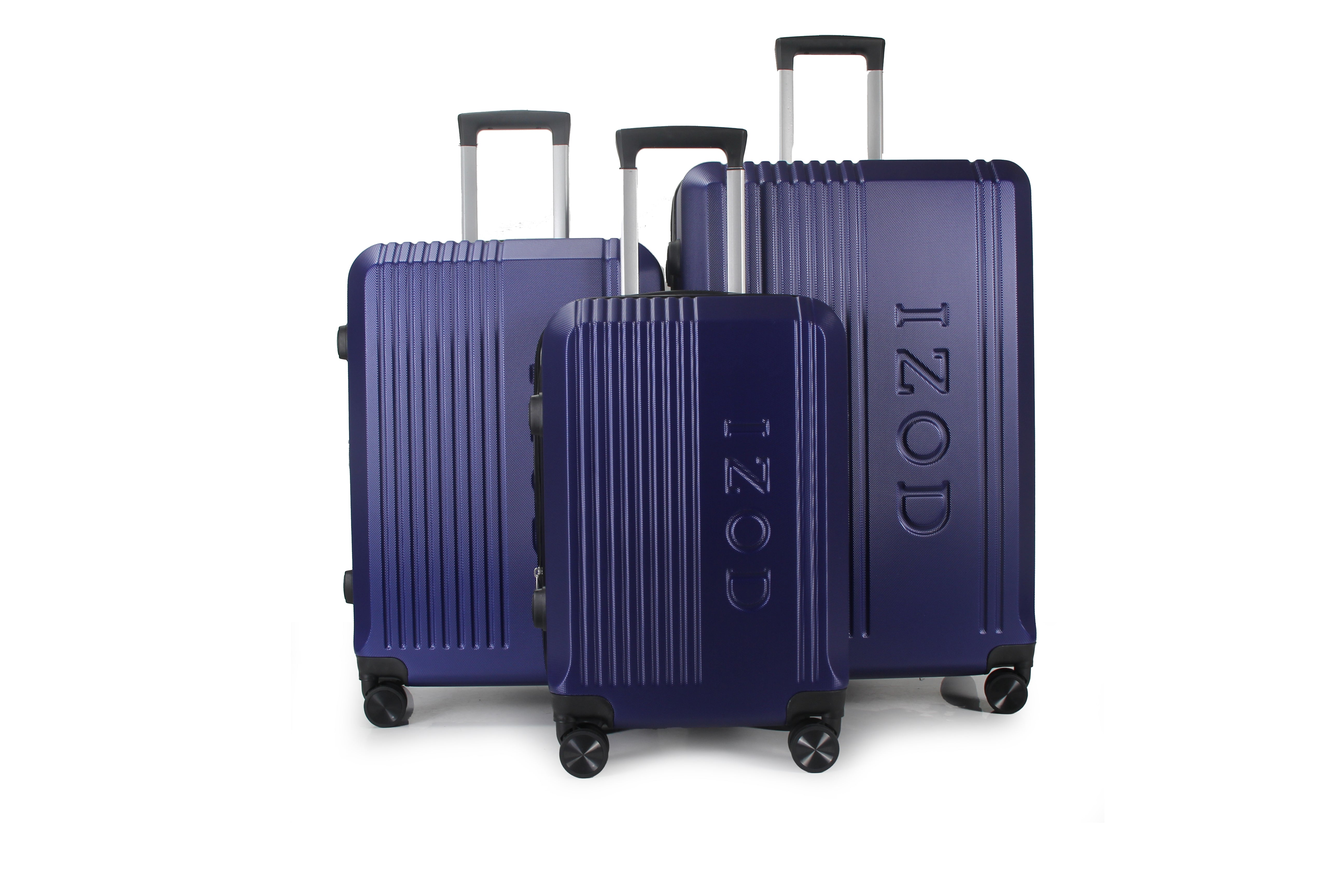 Zane Expandable 3-Piece Spinner Luggage Set with Lock