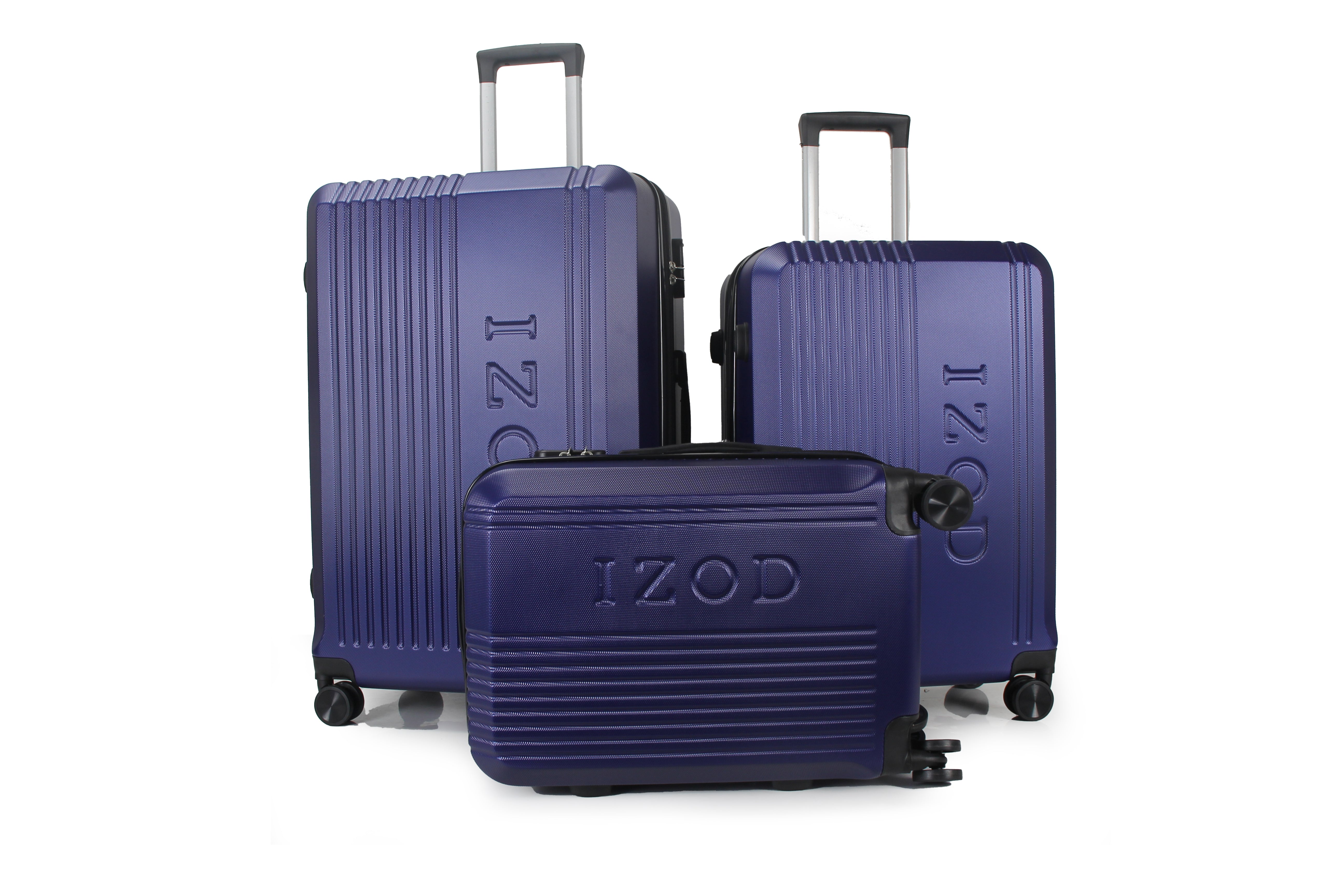 Zane Expandable 3-Piece Spinner Luggage Set with Lock