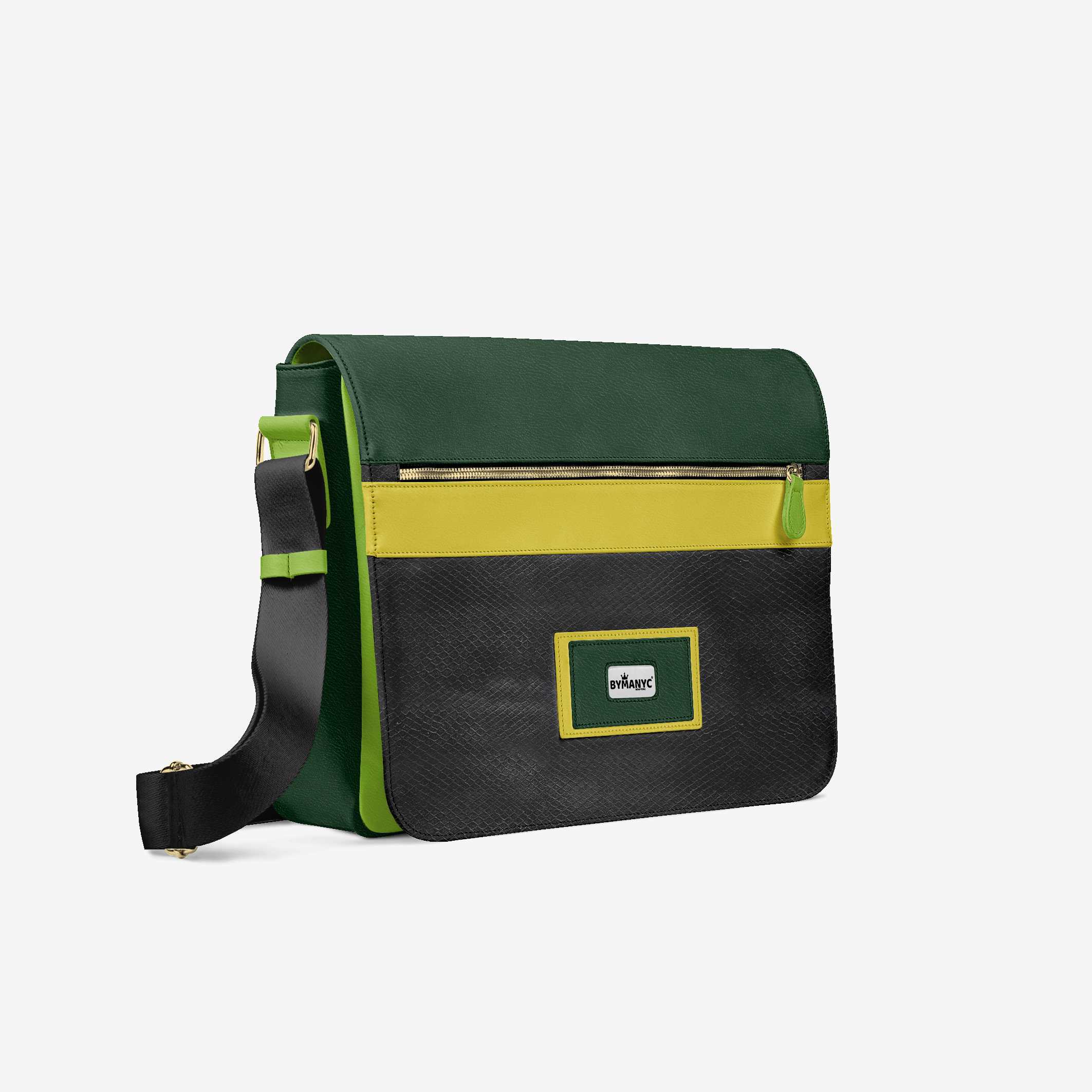 Vegan Executive Messenger Bag 16” | BYMANYC ® New York Crafted in Italy