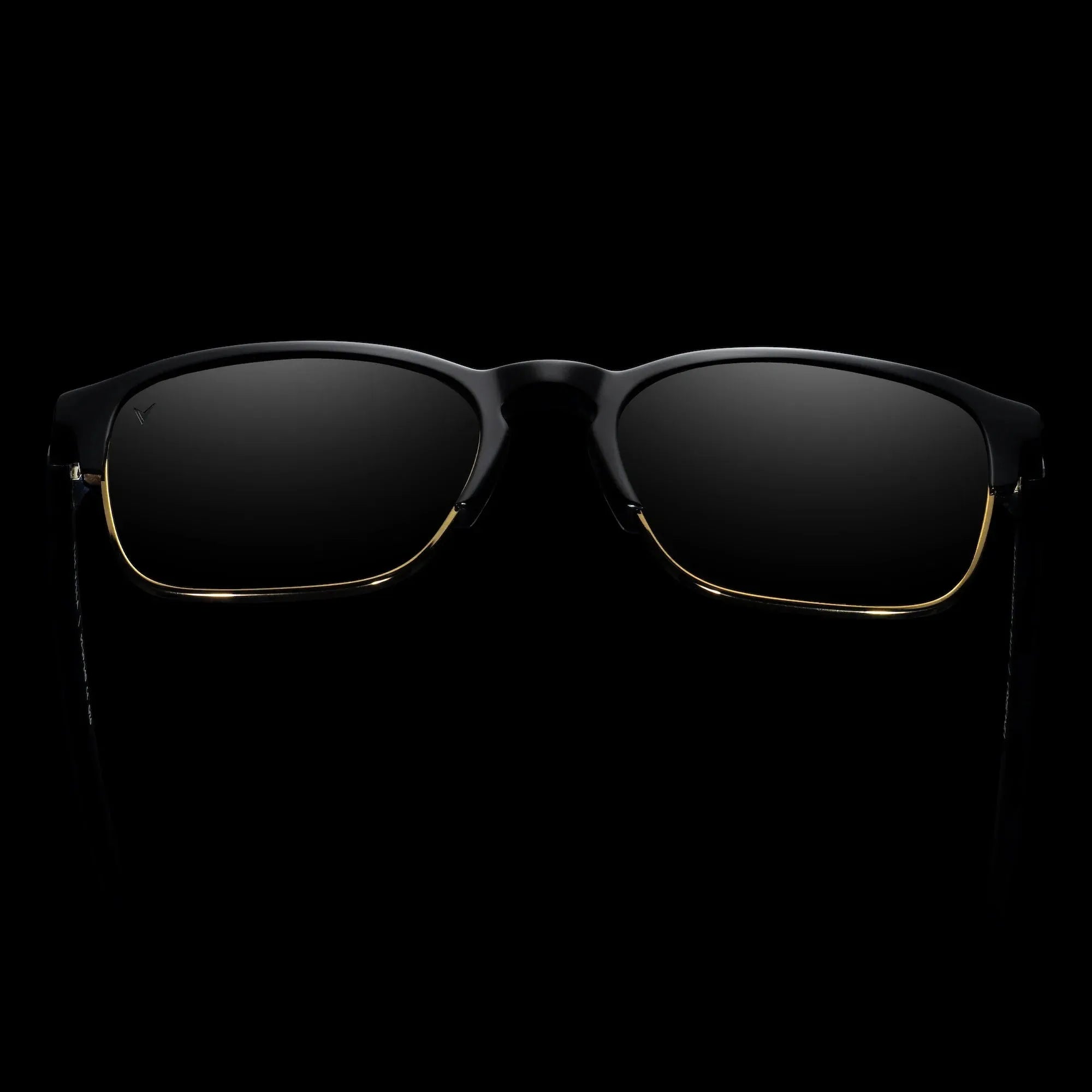 The Villa Sunglasses - Jet Black Gold
