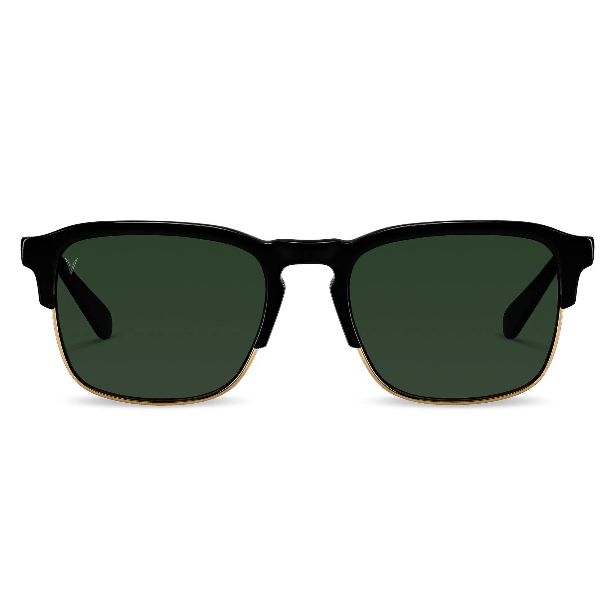 The Villa Sunglasses - Jet Black Gold