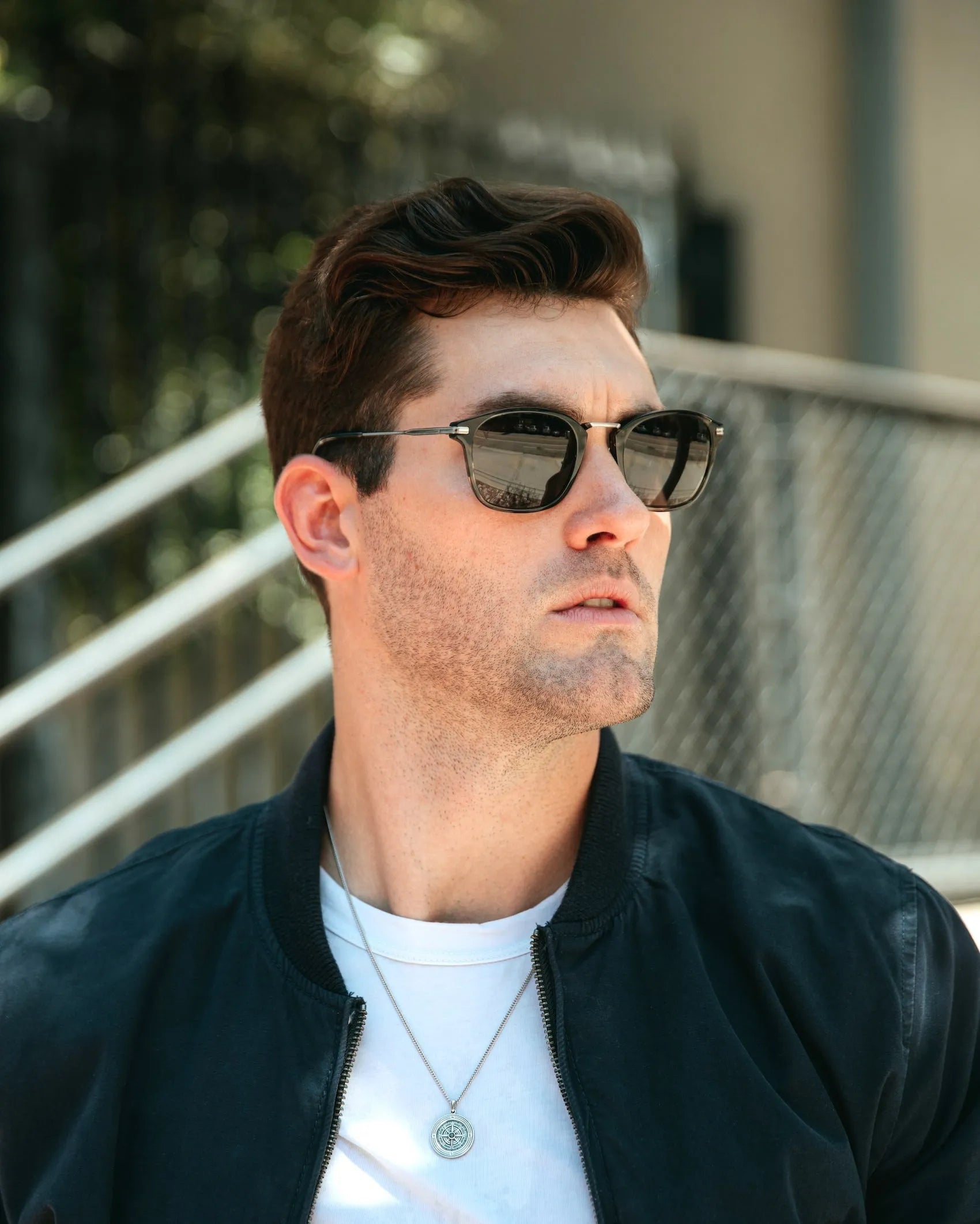 The Oliver Sunglasses - Semi Matte Black