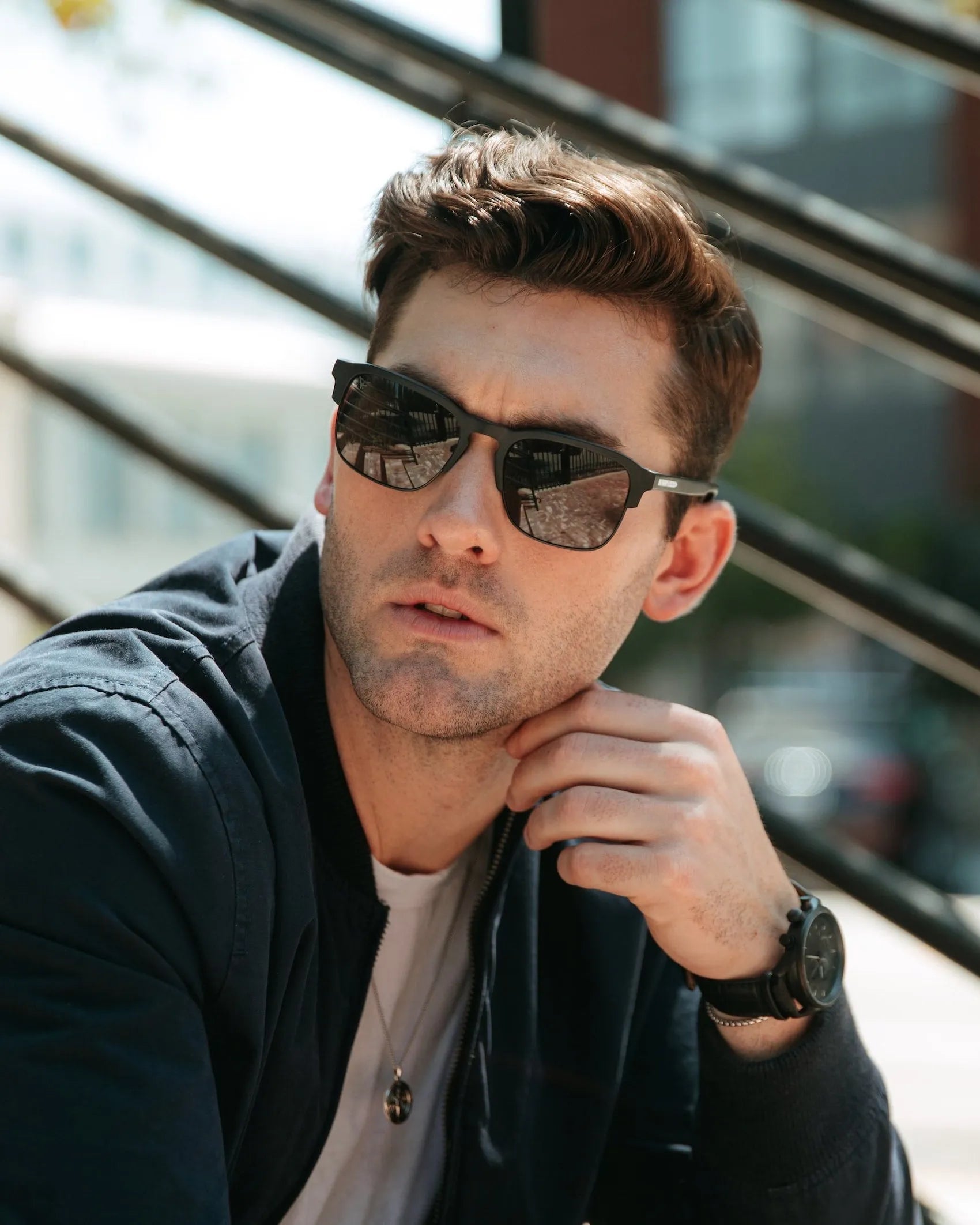 The Villa Sunglasses - Matte Black