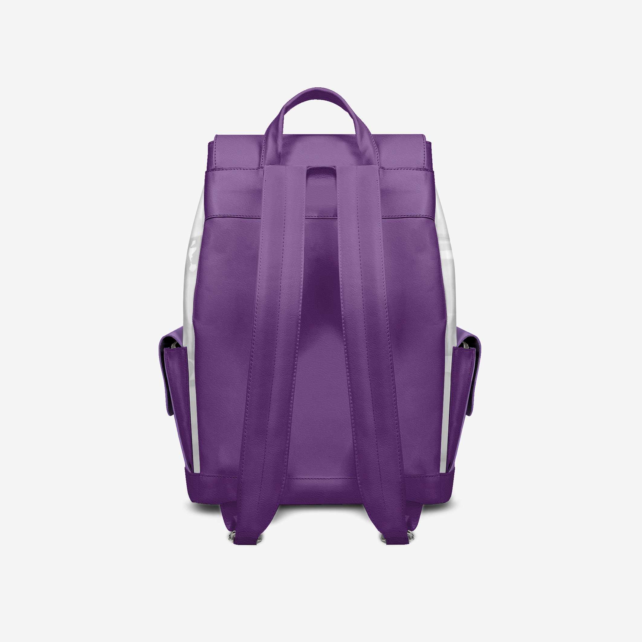 Violet & White Couture Eco Backpack – BYMANYC ® New York (Handmade in Italy)