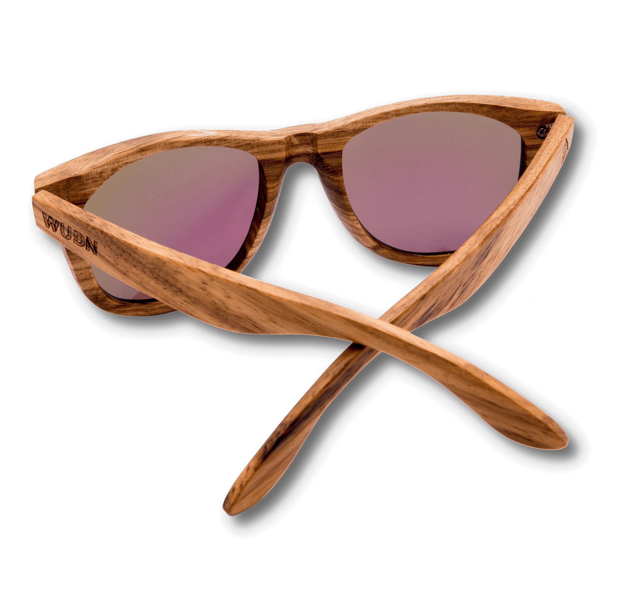 Real Zebra All Wood Jacks Sunglasses