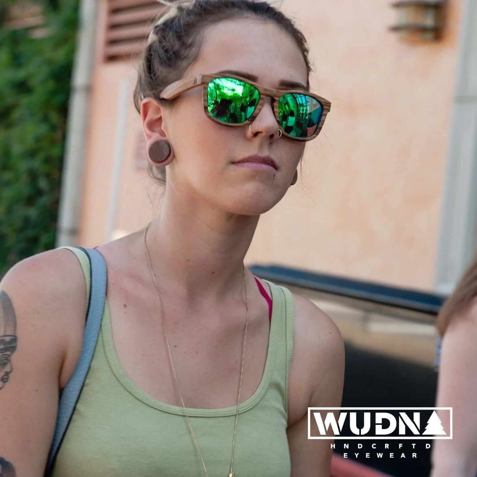 Real Zebra All Wood Jacks Sunglasses