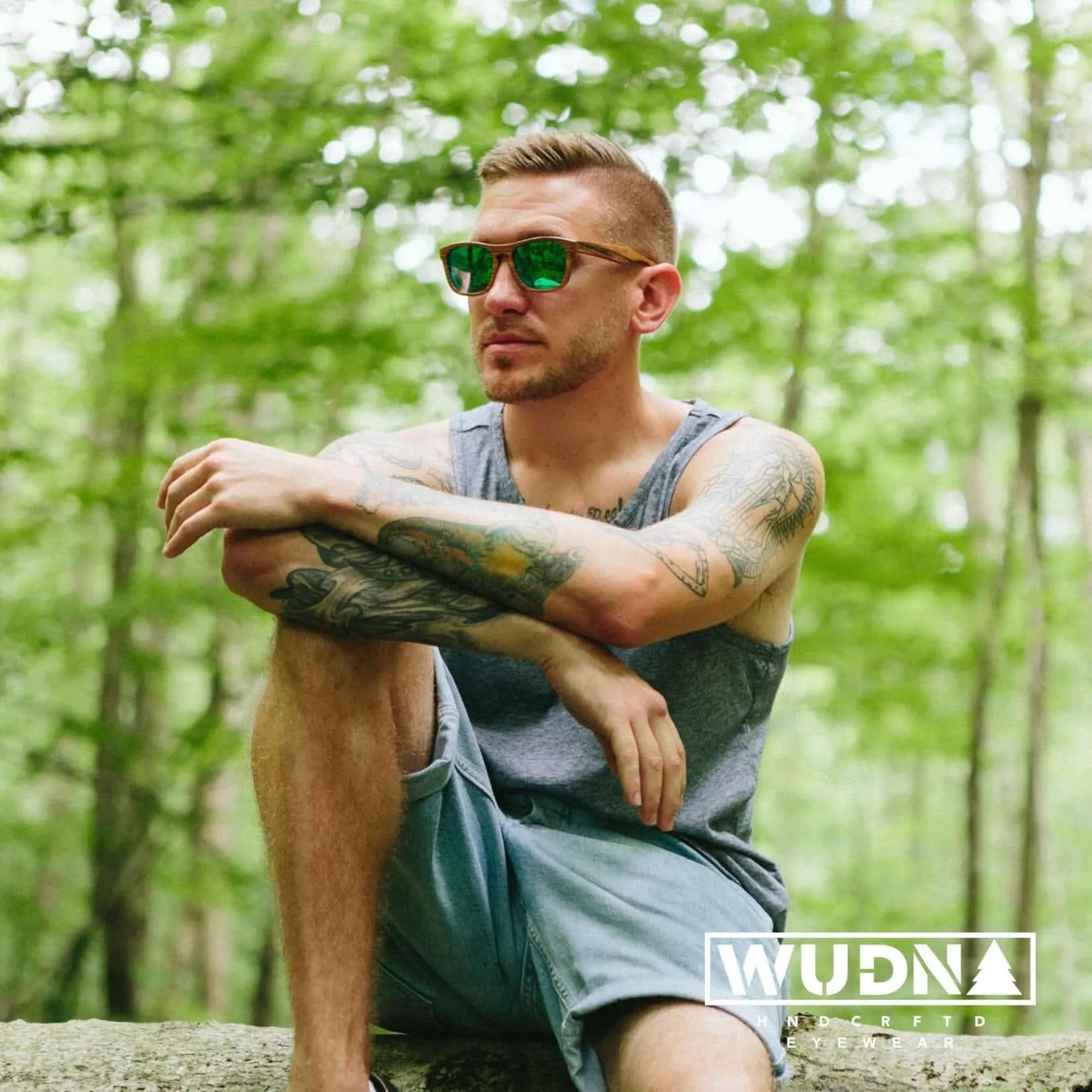 Real Zebra All Wood Jacks Sunglasses