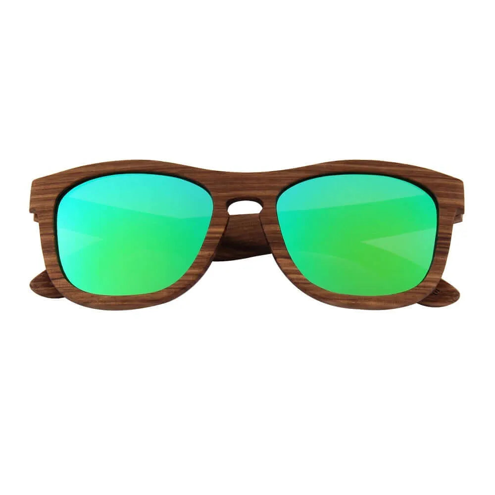 Real Zebra All Wood Jacks Sunglasses