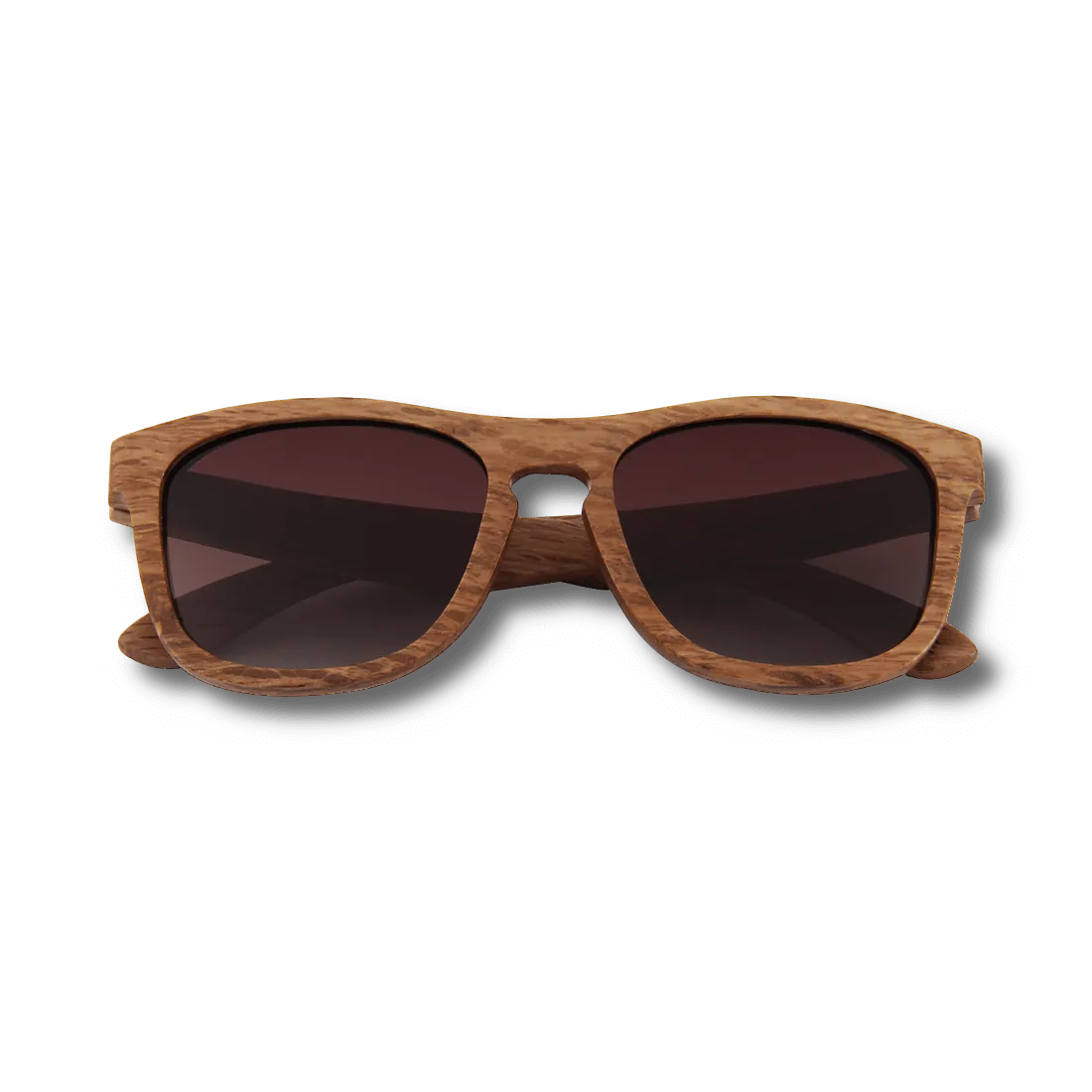 Real Zebra All Wood Jacks Sunglasses