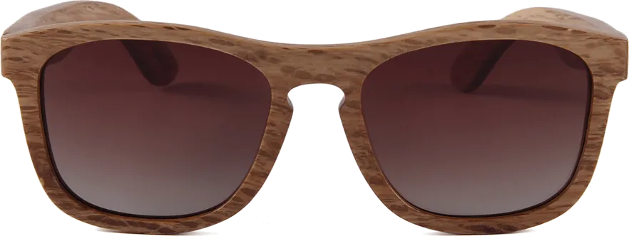 Real Zebra All Wood Jacks Sunglasses