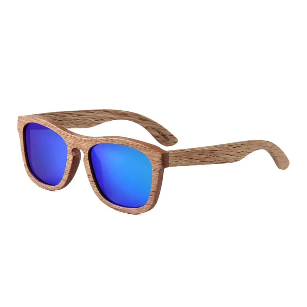 Real Zebra All Wood Jacks Sunglasses