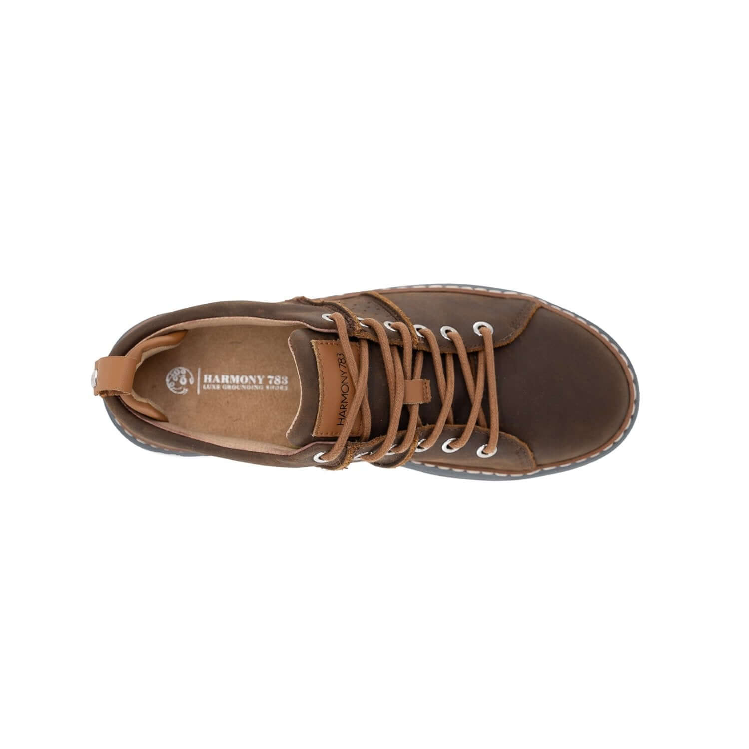 Classic Walker Grounding Shoes • Brown and Grey Leather