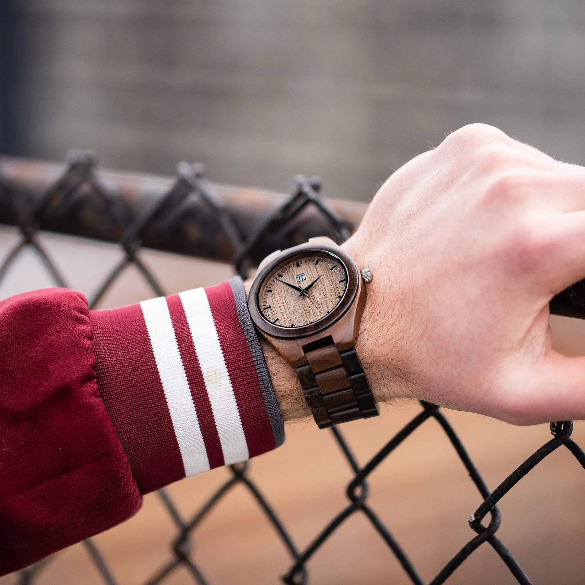 Men's Hex Watch | Walnut & Dark Sandalwood