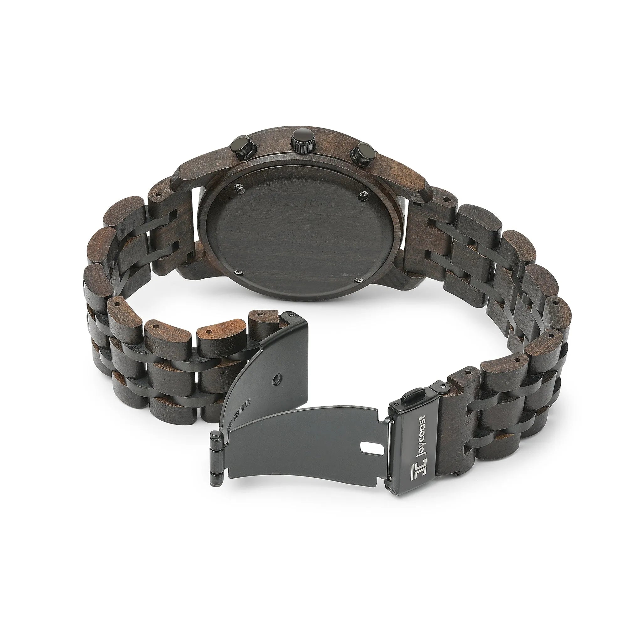 Wild Men's Watch | Black Sandalwood & Zebrawood Chronograph
